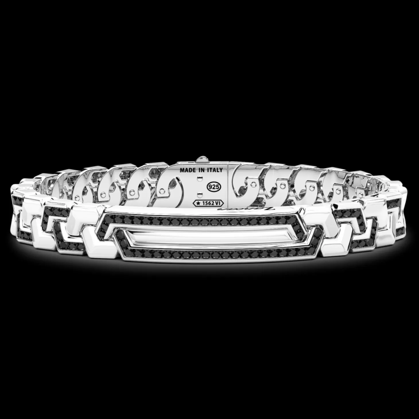 Zancan Gioielli Bracciale Zancan In Argento Con Pietre E Targa Centrale.> Bracciali