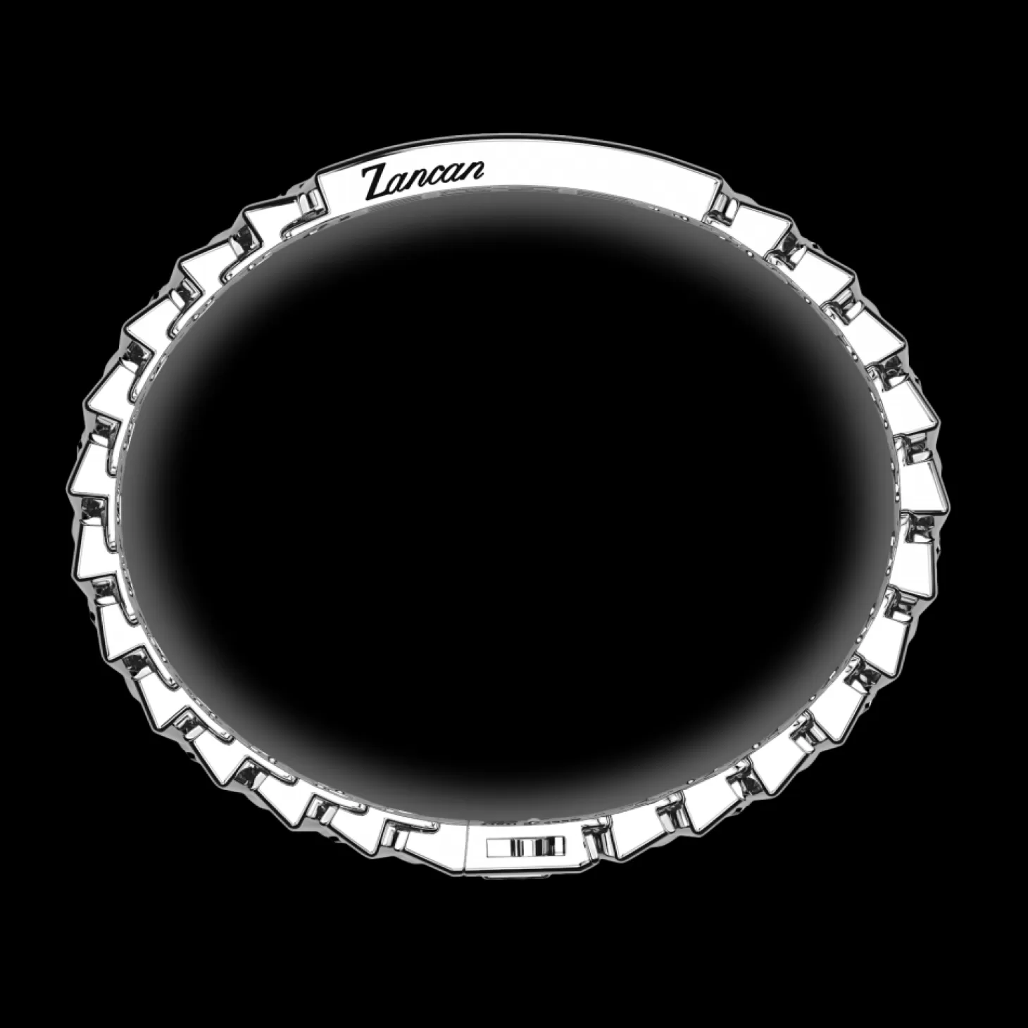 Zancan Gioielli Bracciale Zancan In Argento Con Pietre E Targa Centrale.> Bracciali