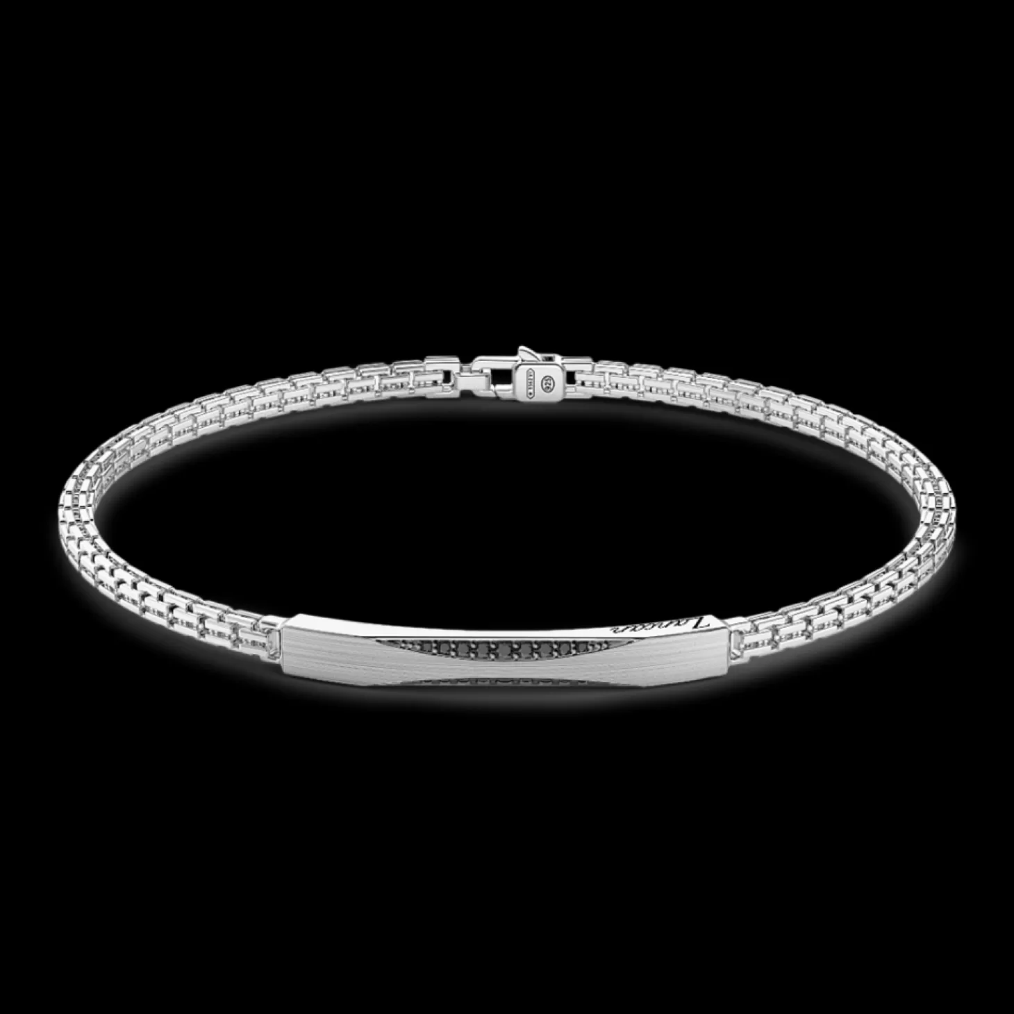 Zancan Gioielli Bracciale Zancan In Argento Con Pietre Nere> Bracciali