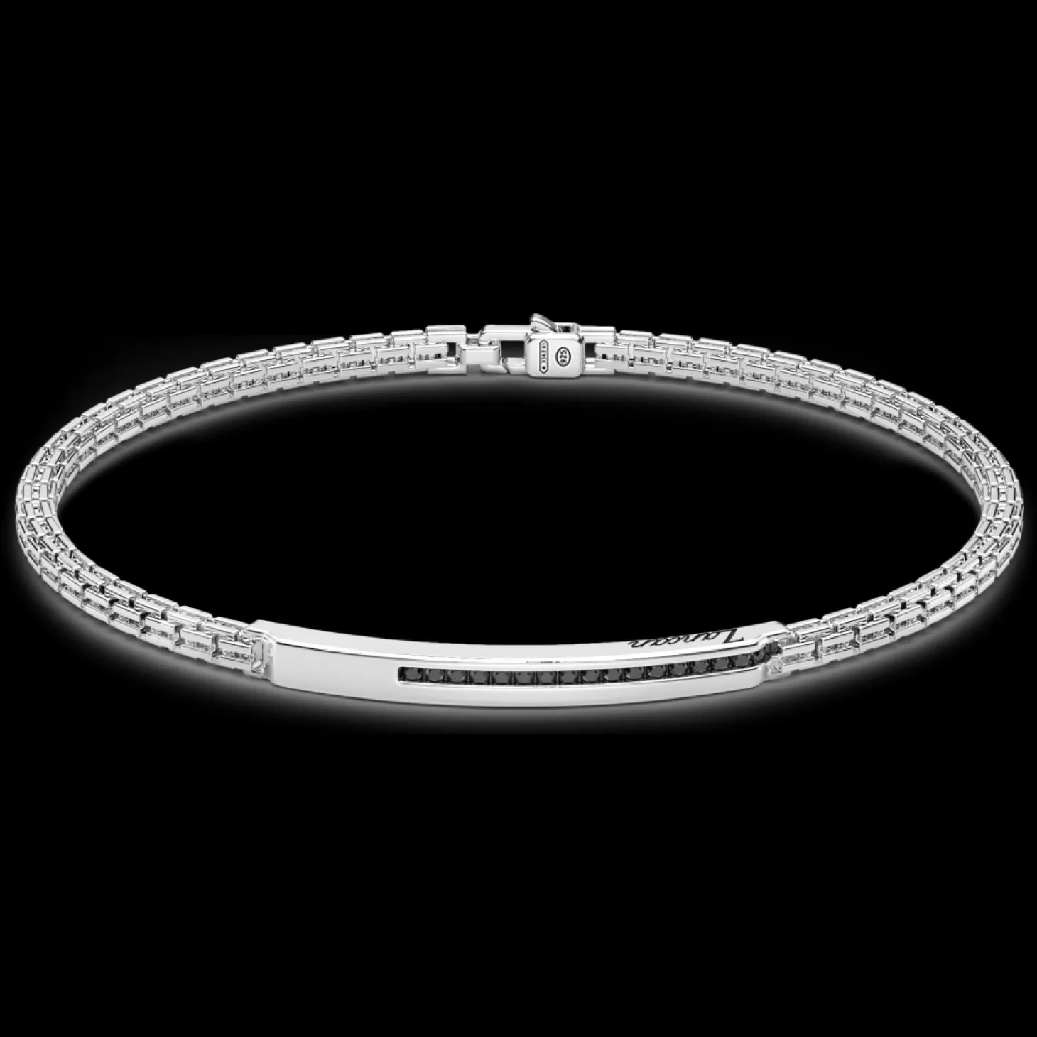 Zancan Gioielli Bracciale Zancan In Argento Con Pietre Nere.> Bracciali