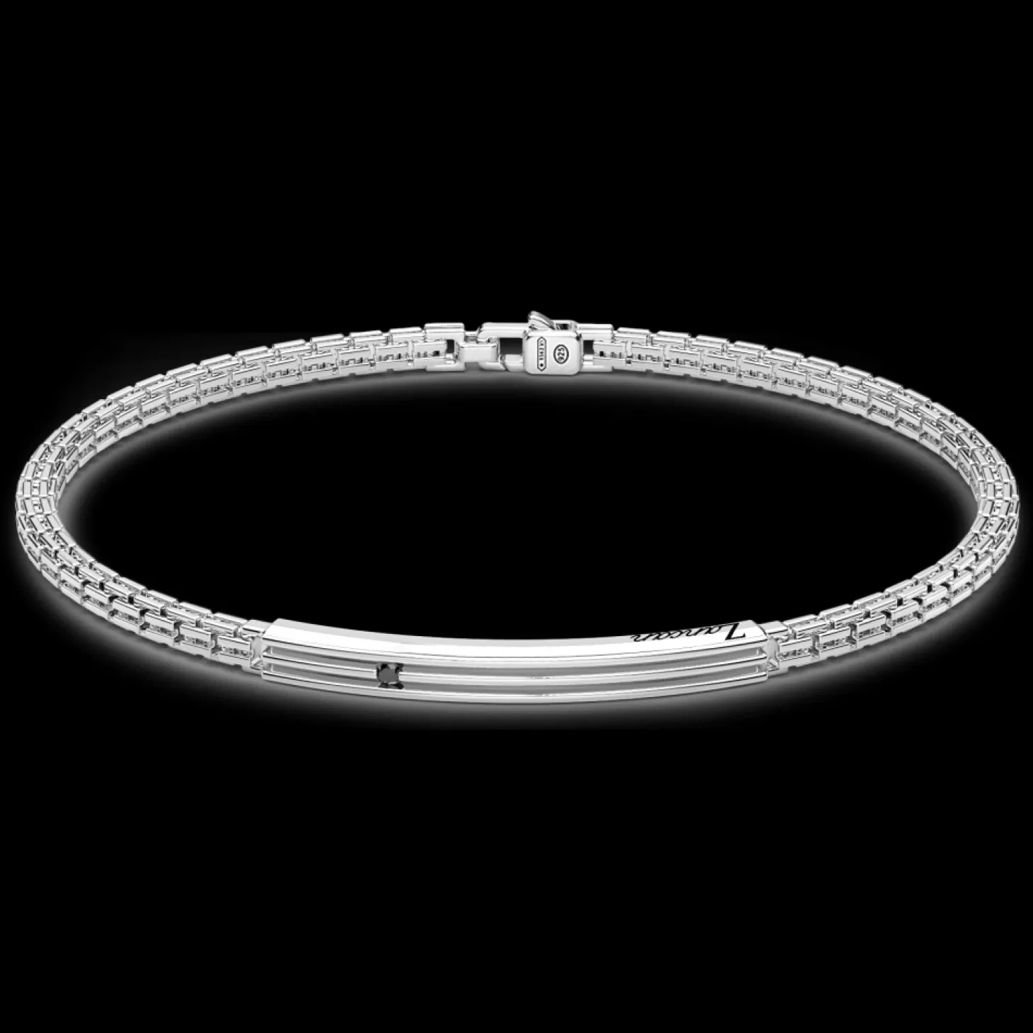 Zancan Gioielli Bracciale Zancan In Argento Con Pietre Nere.> Bracciali