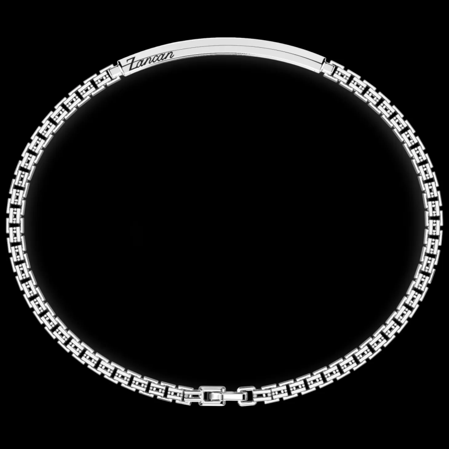 Zancan Gioielli Bracciale Zancan In Argento Con Pietre Nere.> Bracciali