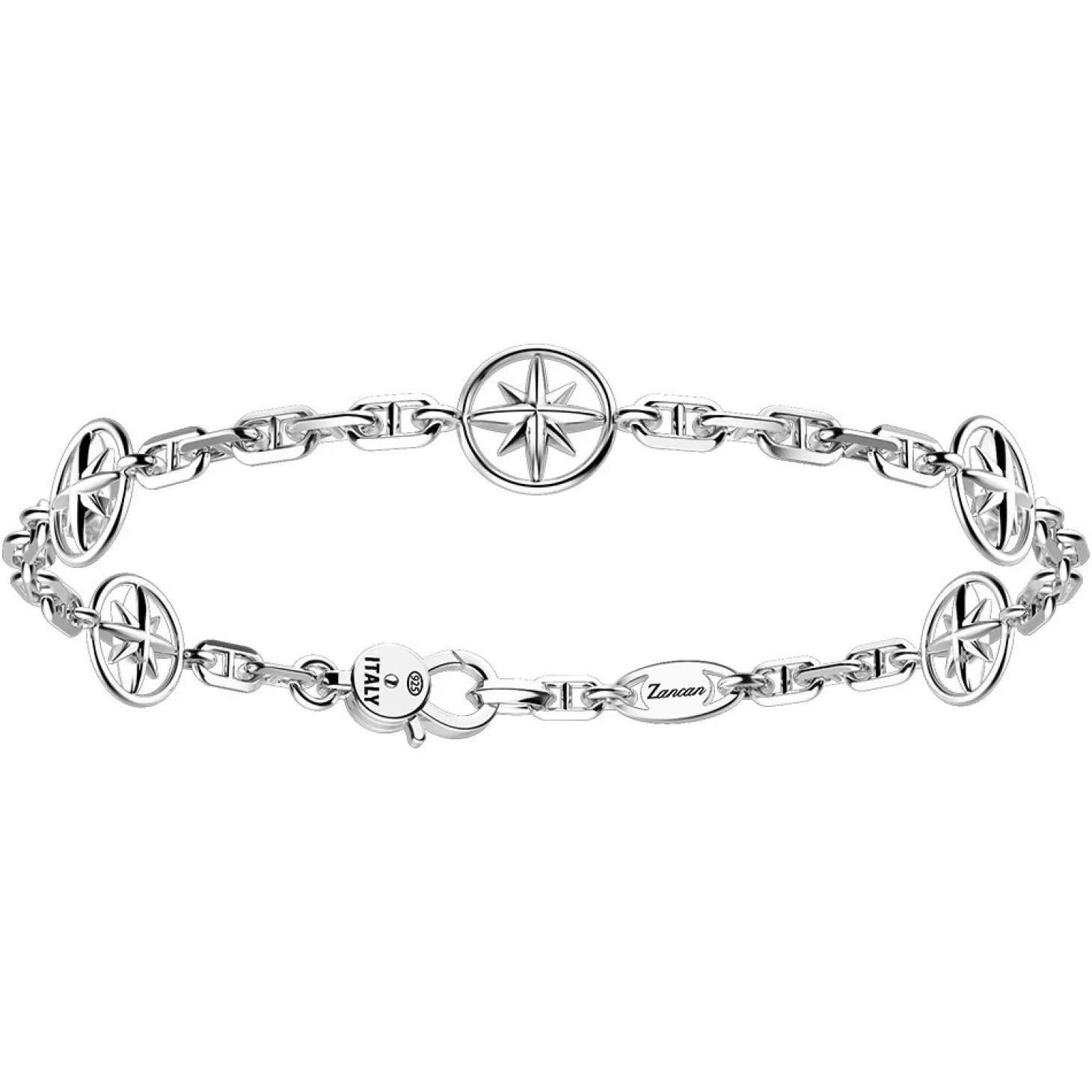 Zancan Gioielli Bracciale Zancan In Argento Con Rose Dei Venti.> Bracciali