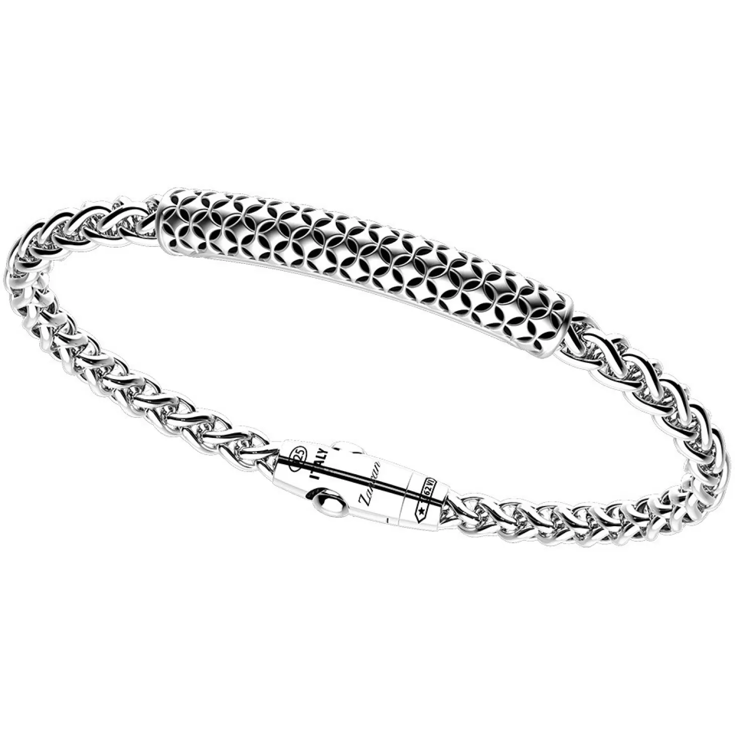 Zancan Gioielli Bracciale Zancan In Argento Con Targa.> Bracciali
