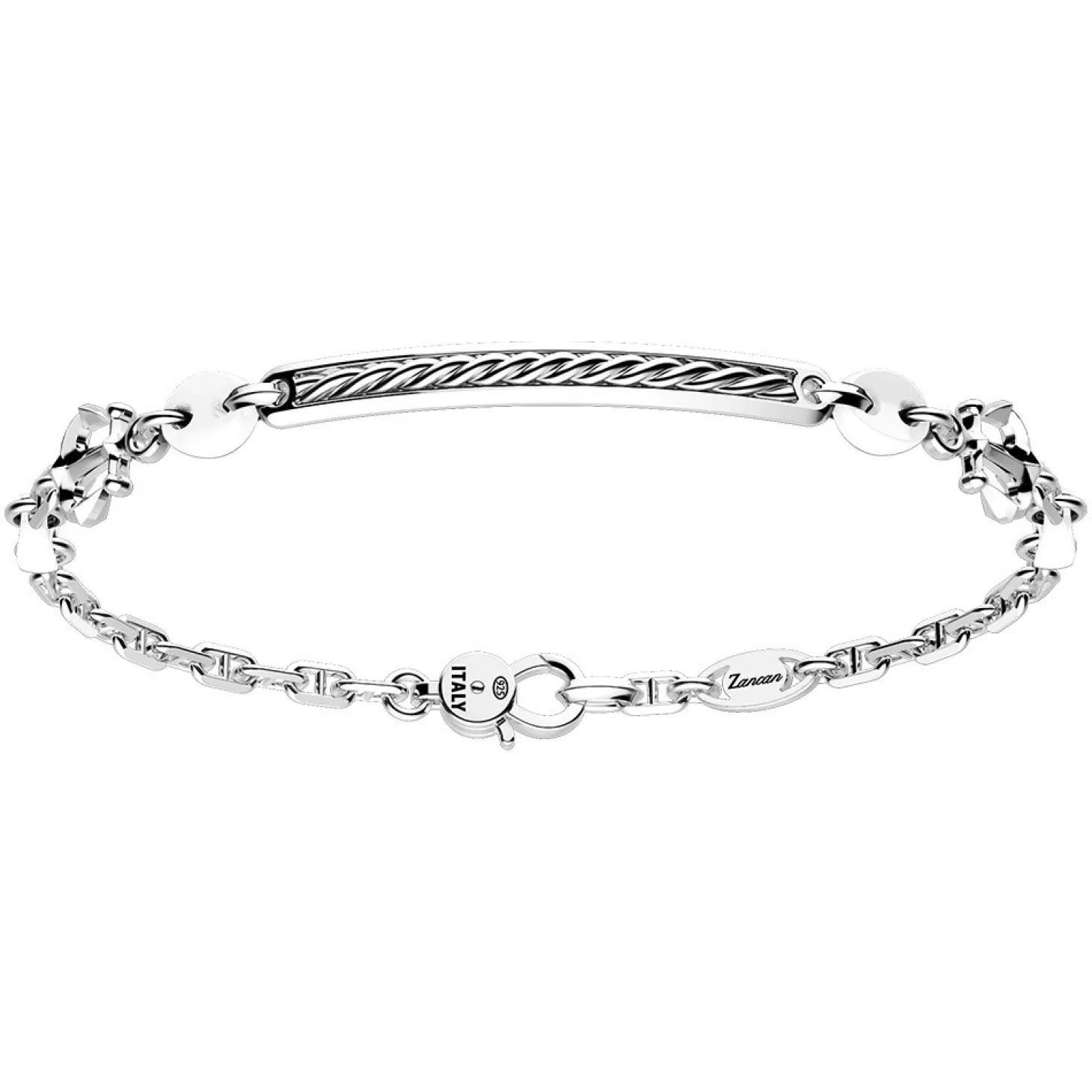 Zancan Gioielli Bracciale Zancan In Argento Con Targa.> Bracciali