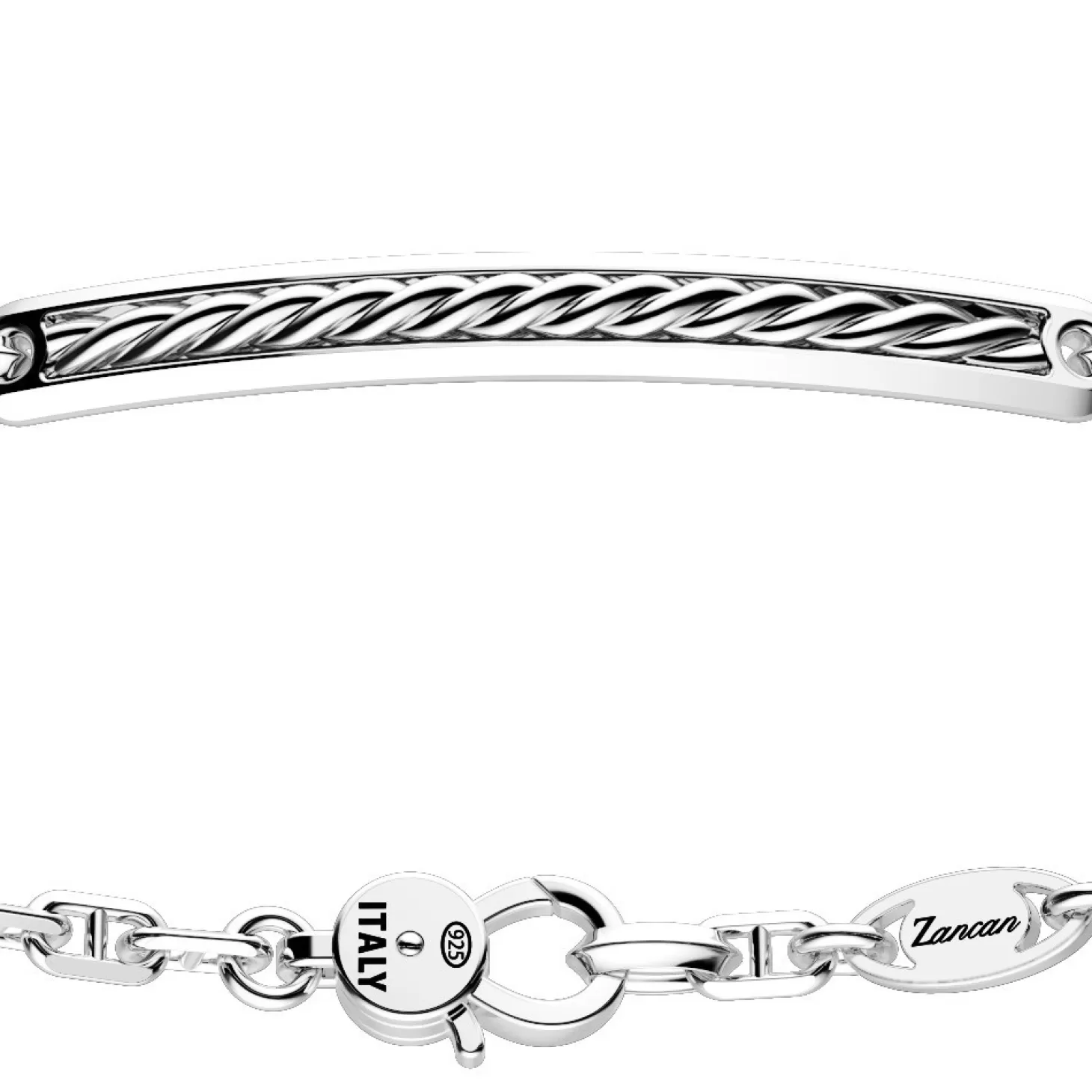Zancan Gioielli Bracciale Zancan In Argento Con Targa.> Bracciali