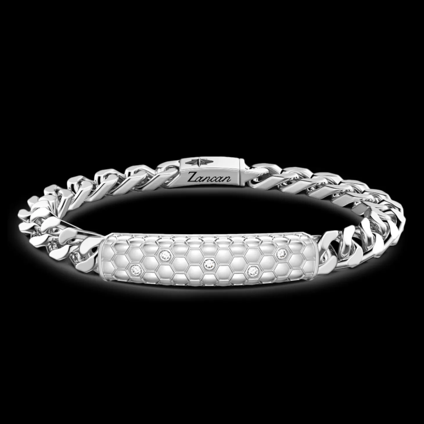 Zancan Gioielli Bracciale Zancan In Argento Con Targa Centrale.> Bracciali