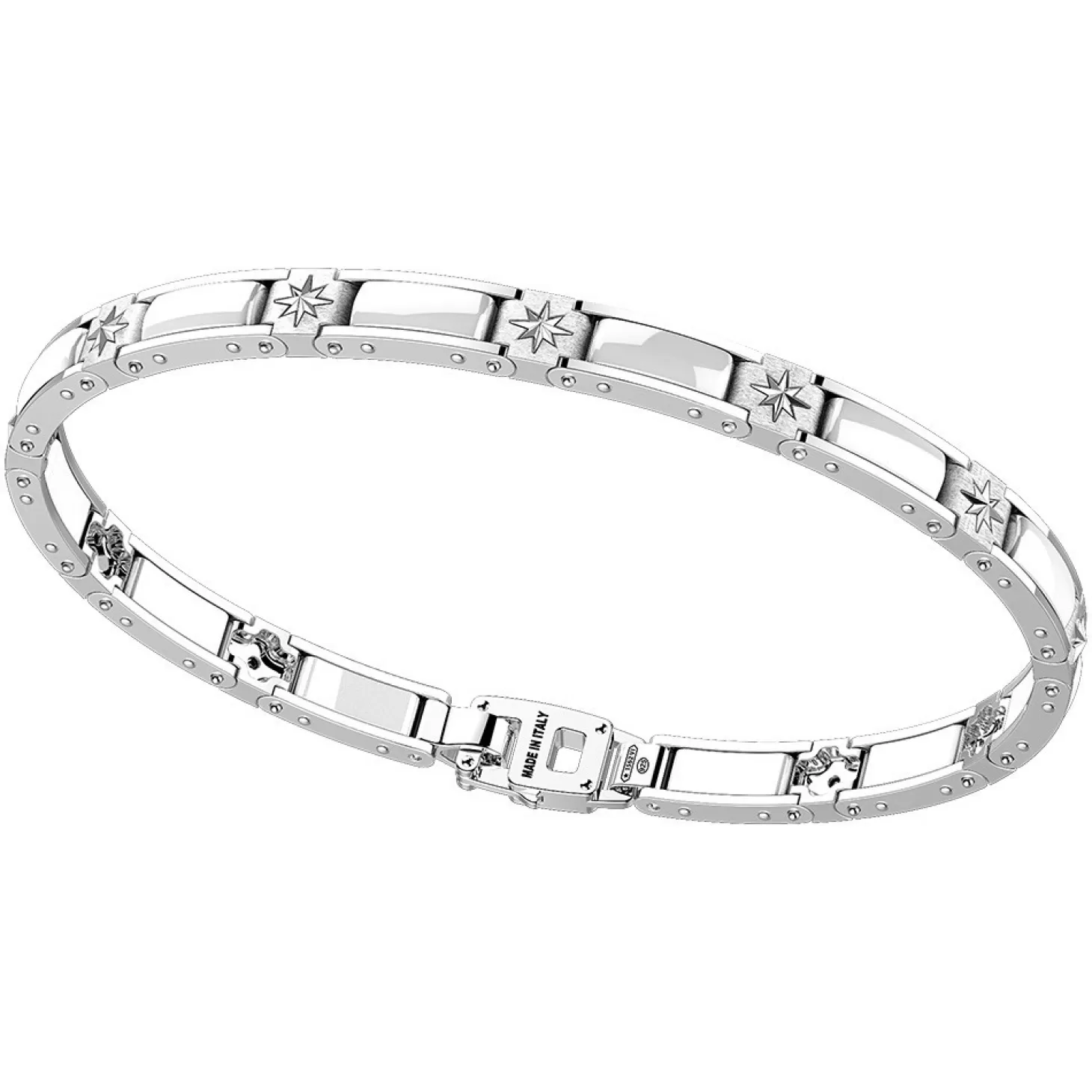 Zancan Gioielli Bracciale Zancan In Argento E Ceramica Con Rose Dei Venti.> Bracciali