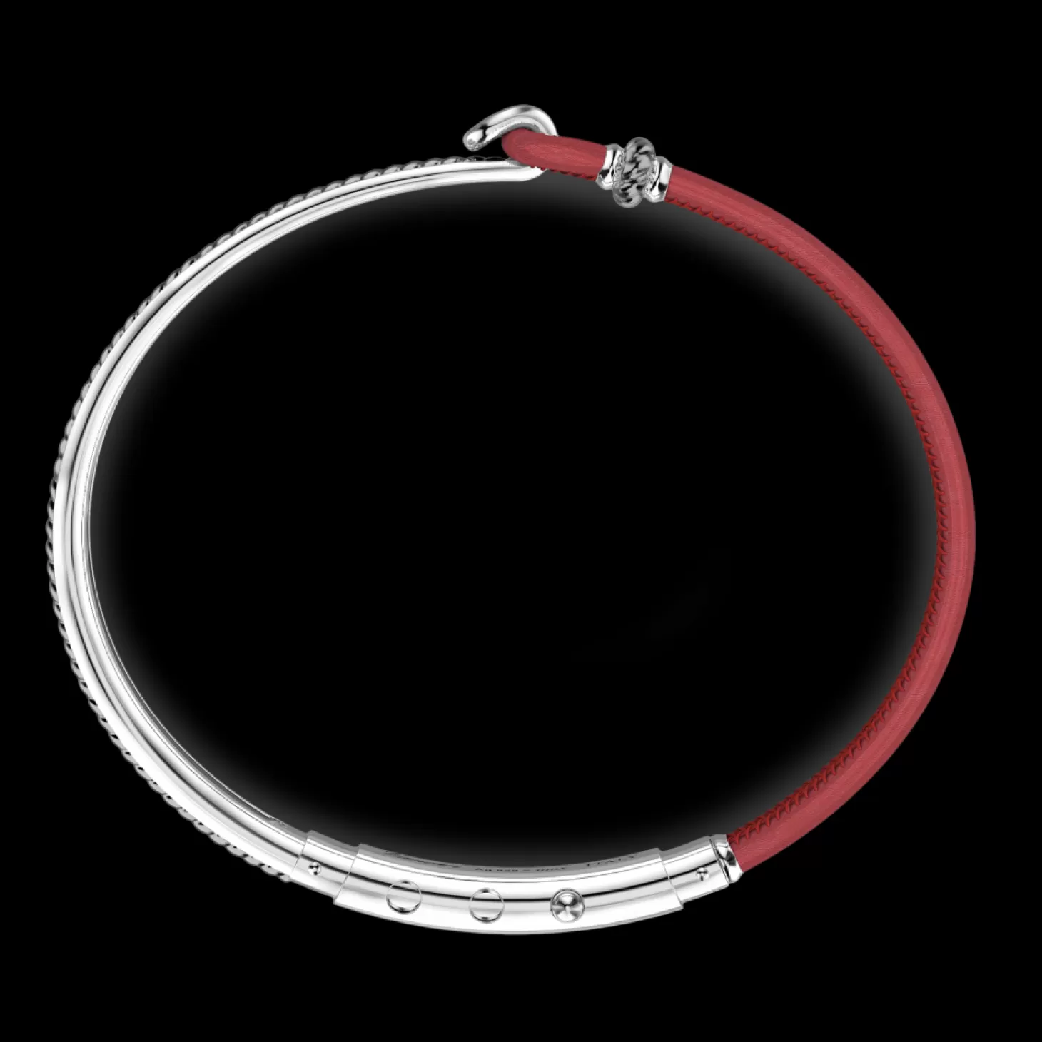 Zancan Gioielli Bracciale Zancan In Argento E Pelle Naturale.> Bracciali