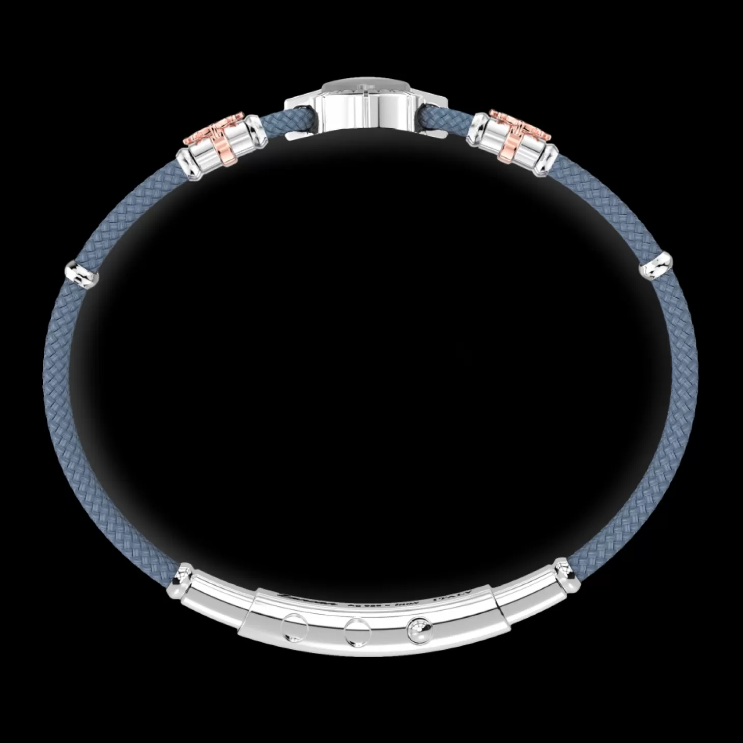 Zancan Gioielli Bracciale Zancan In Kevlar Con Bussola.> Bracciali