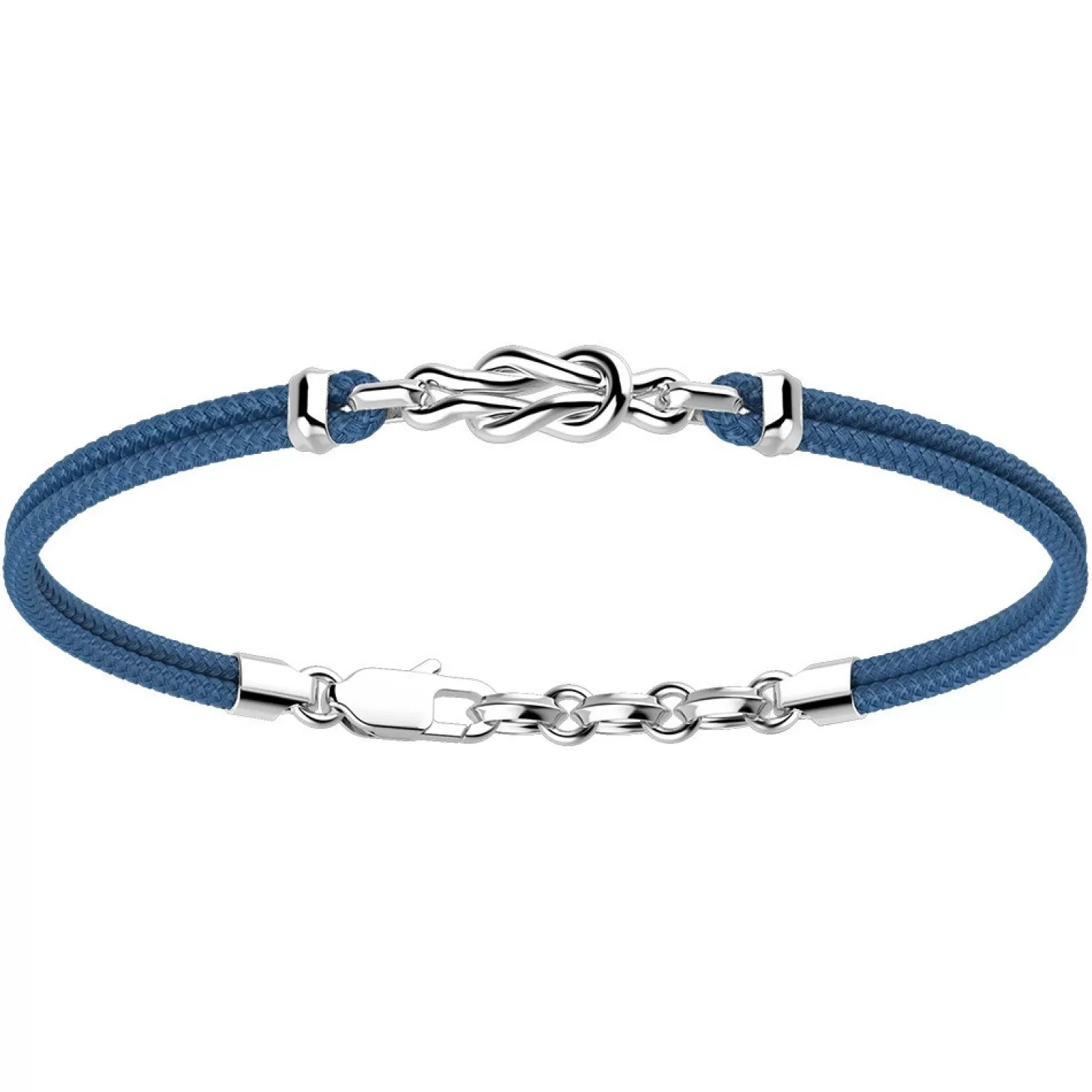 Zancan Gioielli Bracciale Zancan In Kevlar E Nodo In Argento.> Bracciali