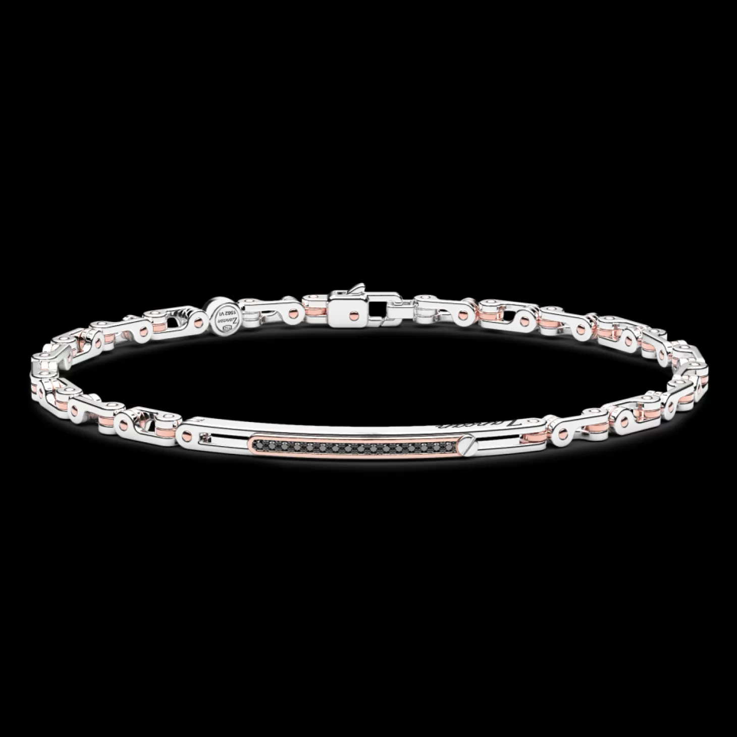 Zancan Gioielli Bracciale Zancan In Oro 18Kt Con Diamanti Neri.> Bracciali