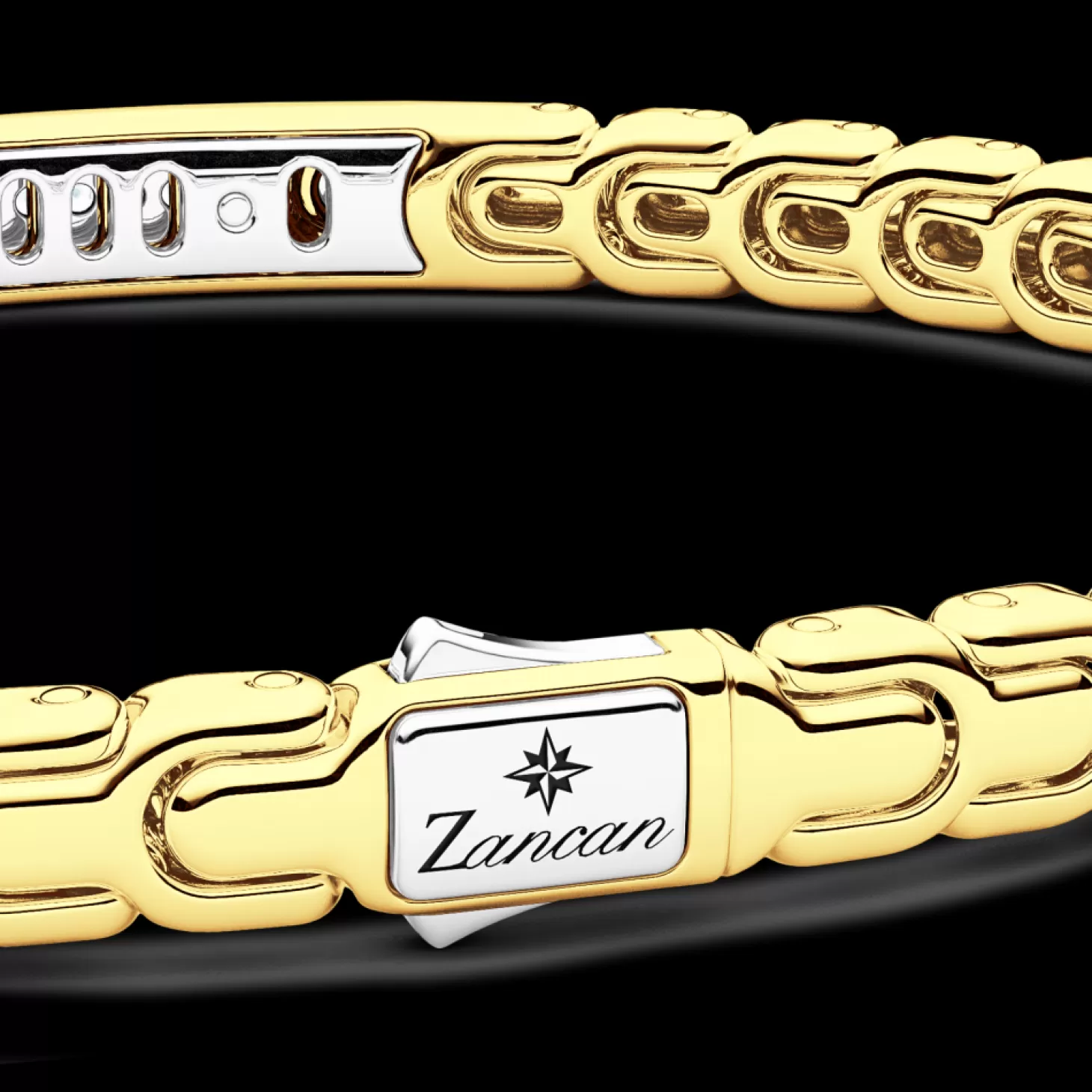 Zancan Gioielli Bracciale Zancan In Oro 18Kt Con Targa E Diamanti.> Bracciali