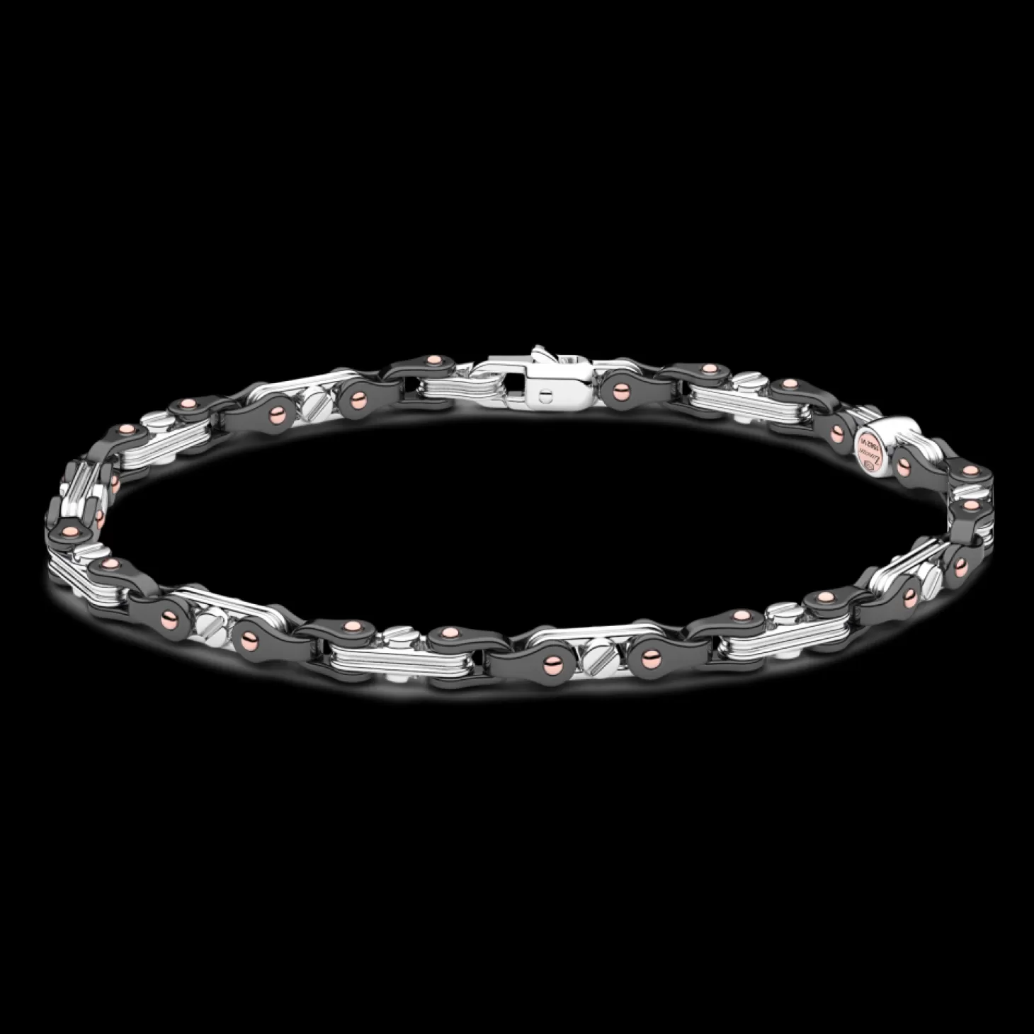 Zancan Gioielli Bracciale Zancan In Oro 18Kt E Ceramica Nera.> Bracciali