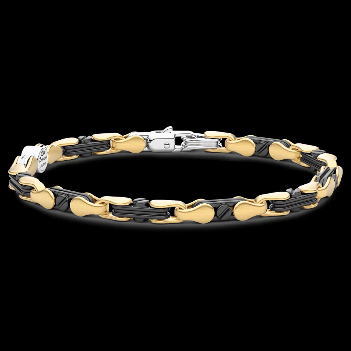 Zancan Gioielli Bracciale Zancan In Oro 18Kt E Ceramica Nera.> Bracciali