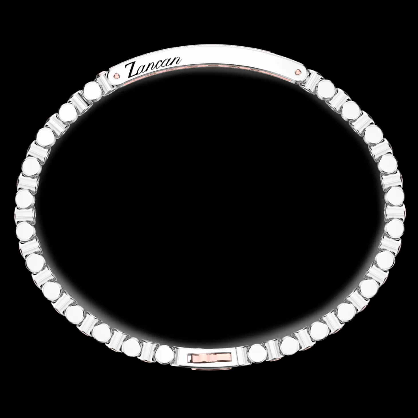 Zancan Gioielli Bracciale Zancan In Oro 18Kt E Diamanti Neri.> Bracciali