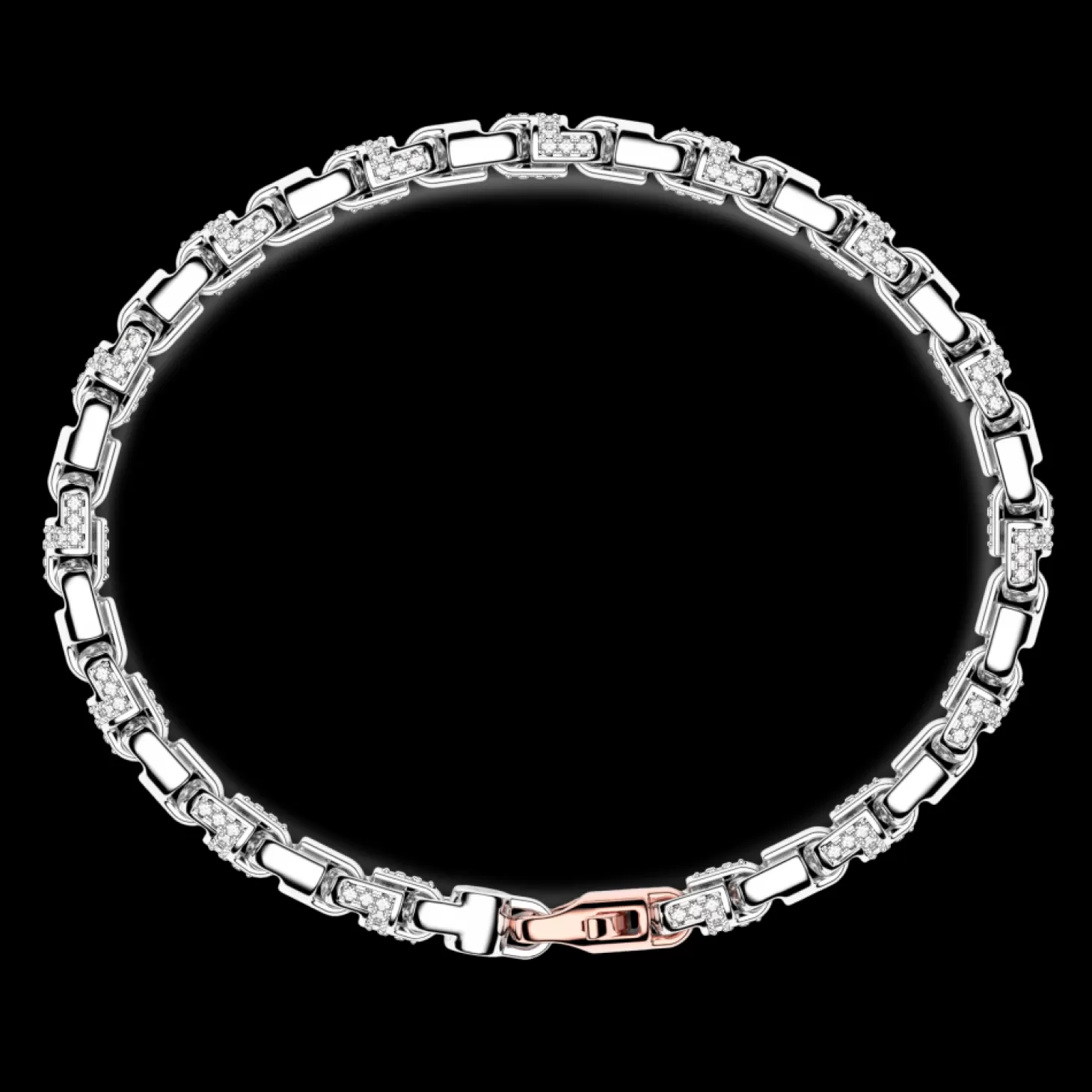 Zancan Gioielli Bracciale Zancan In Oro Bianco 18Kt E Diamanti.> Bracciali