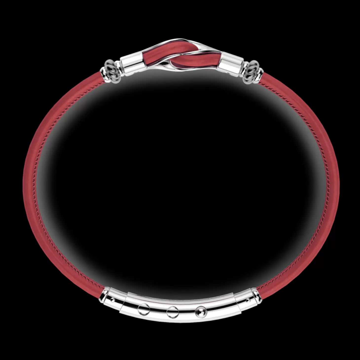 Zancan Gioielli Bracciale Zancan In Pelle Naturale Con Nodo In Argento.> Bracciali