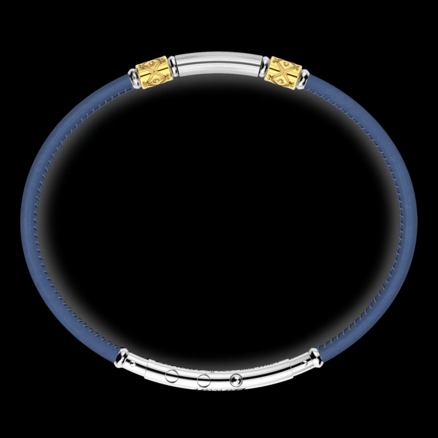 Zancan Gioielli Bracciale Zancan In Pelle Naturale Con Targa In Argento.> Bracciali
