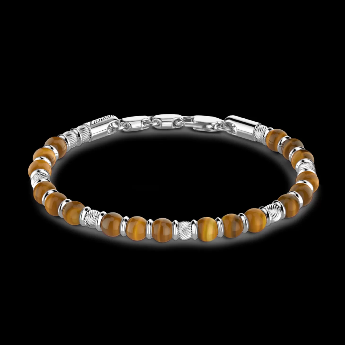 Zancan Gioielli Bracciale Zancan Morbido Con Sfere In Argento E In Pietre Dure Naturali.> Bracciali