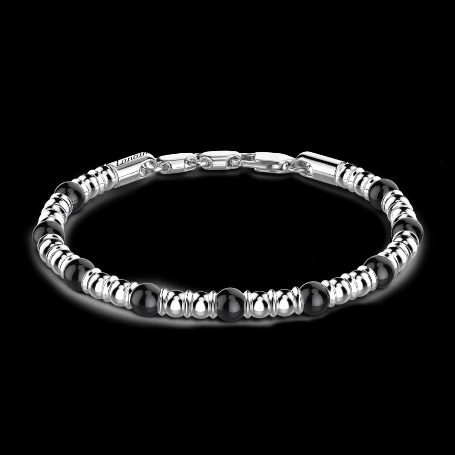 Zancan Gioielli Bracciale Zancan Morbido Con Sfere In Argento E In Pietre Dure Naturali.> Bracciali