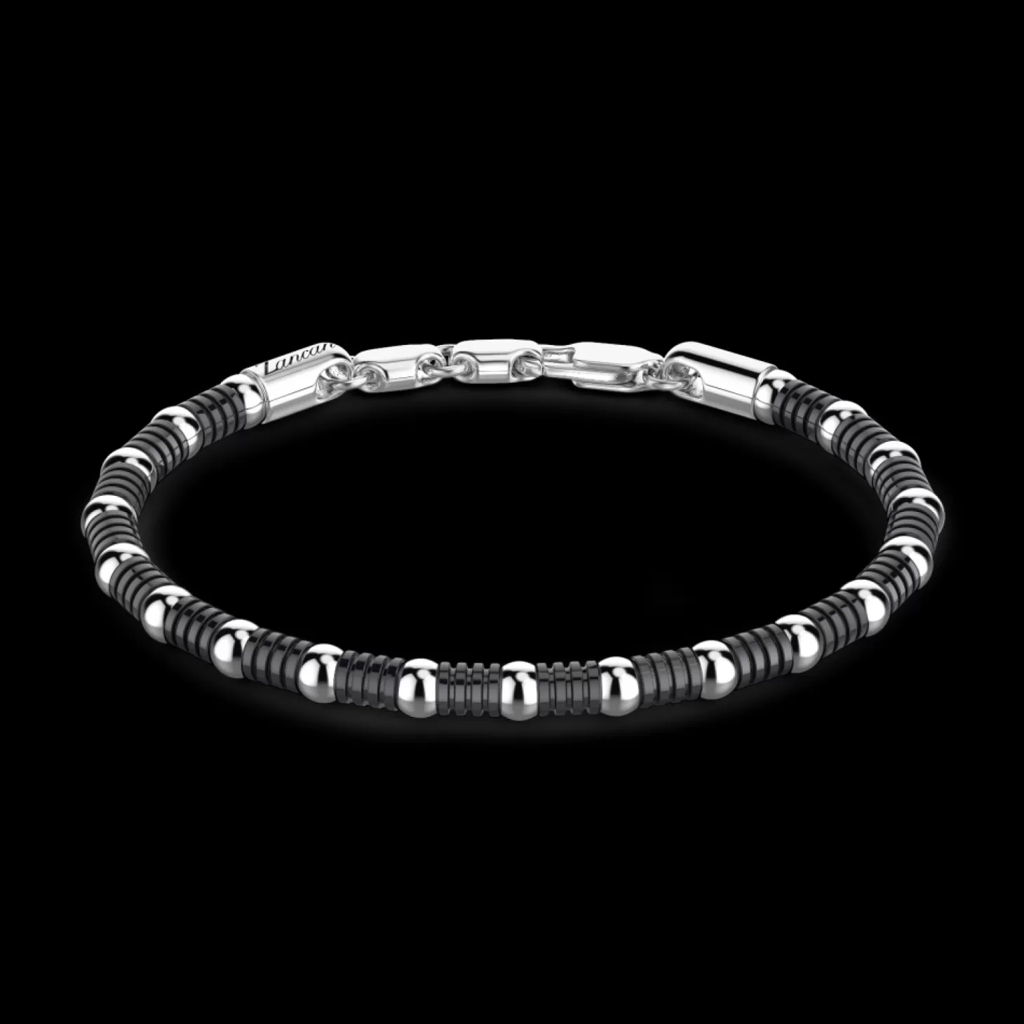 Zancan Gioielli Bracciale Zancan Morbido In Argento A Sfere Ed Elementi Tubolari.> Bracciali