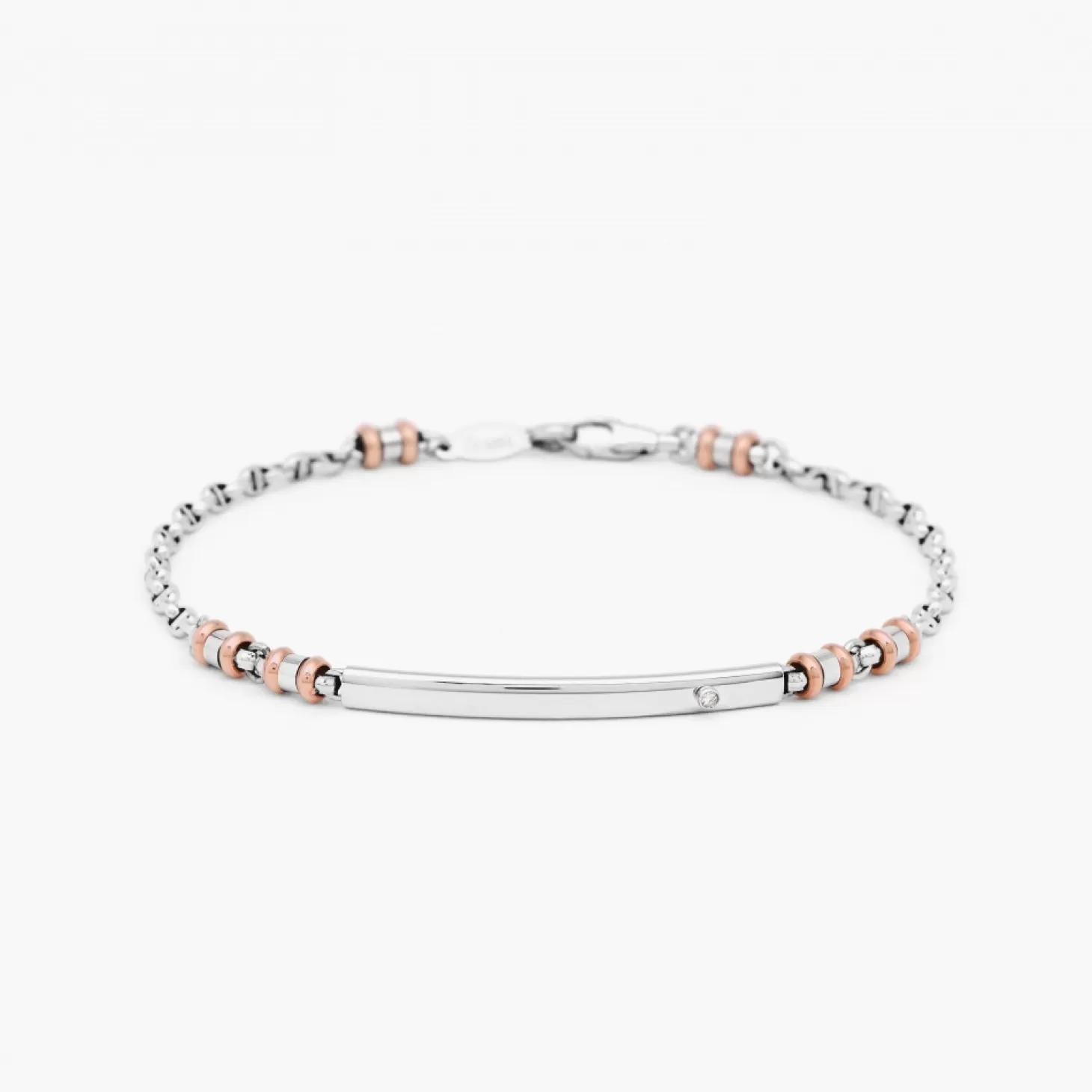 Zancan Gioielli Braccialezancan In Oro Bianco Con Diamante.> Bracciali