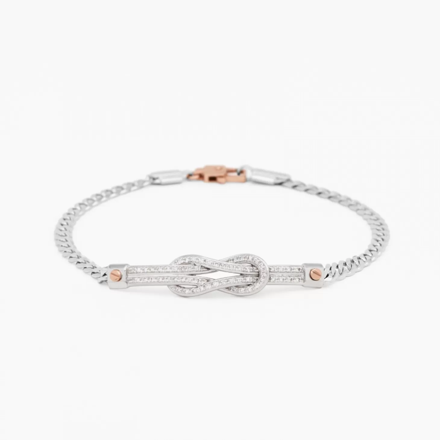 Zancan Gioielli Braccialezancan In Oro Bianco Con Diamanti.> Bracciali