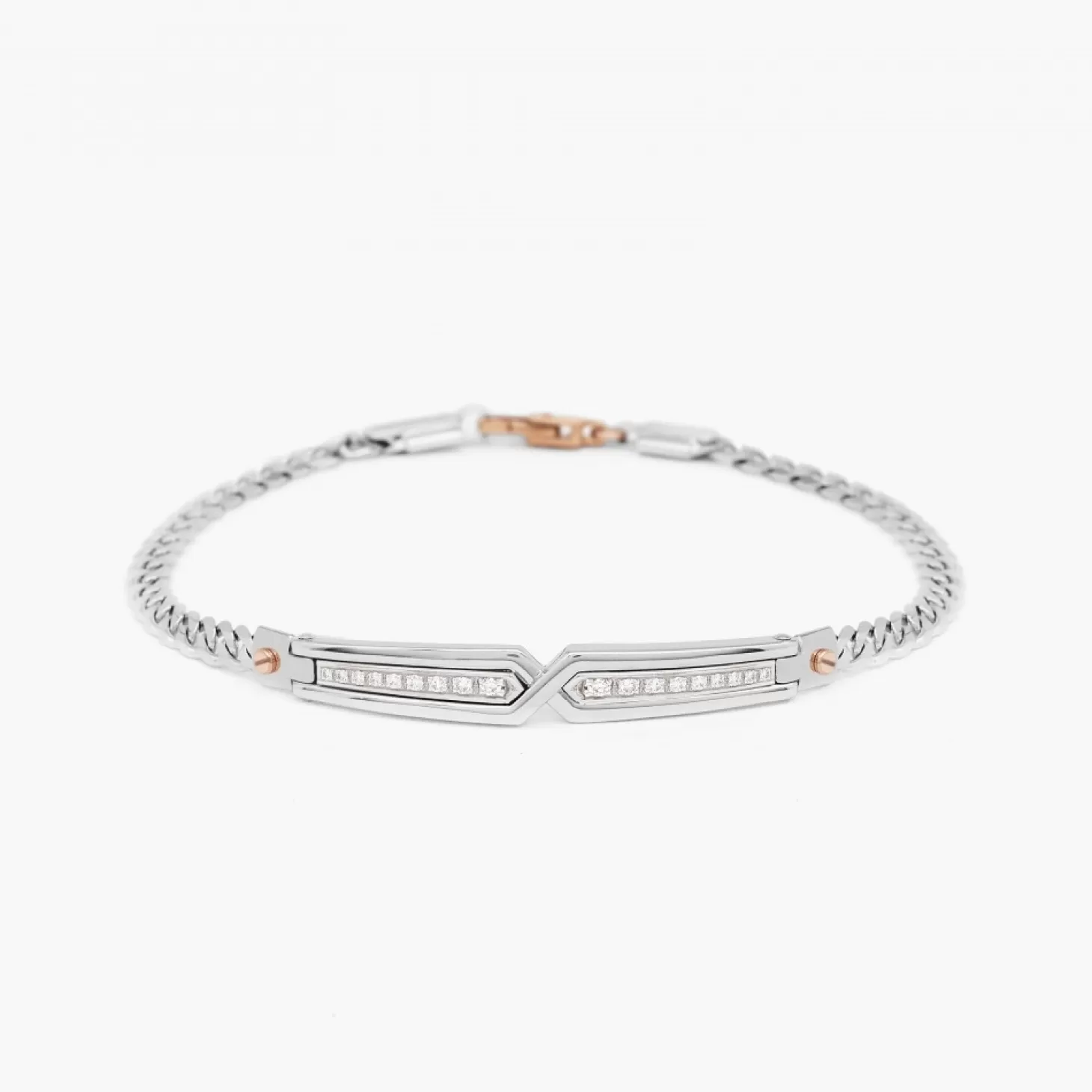 Zancan Gioielli Braccialezancan In Oro Bianco Con Diamanti.> Bracciali