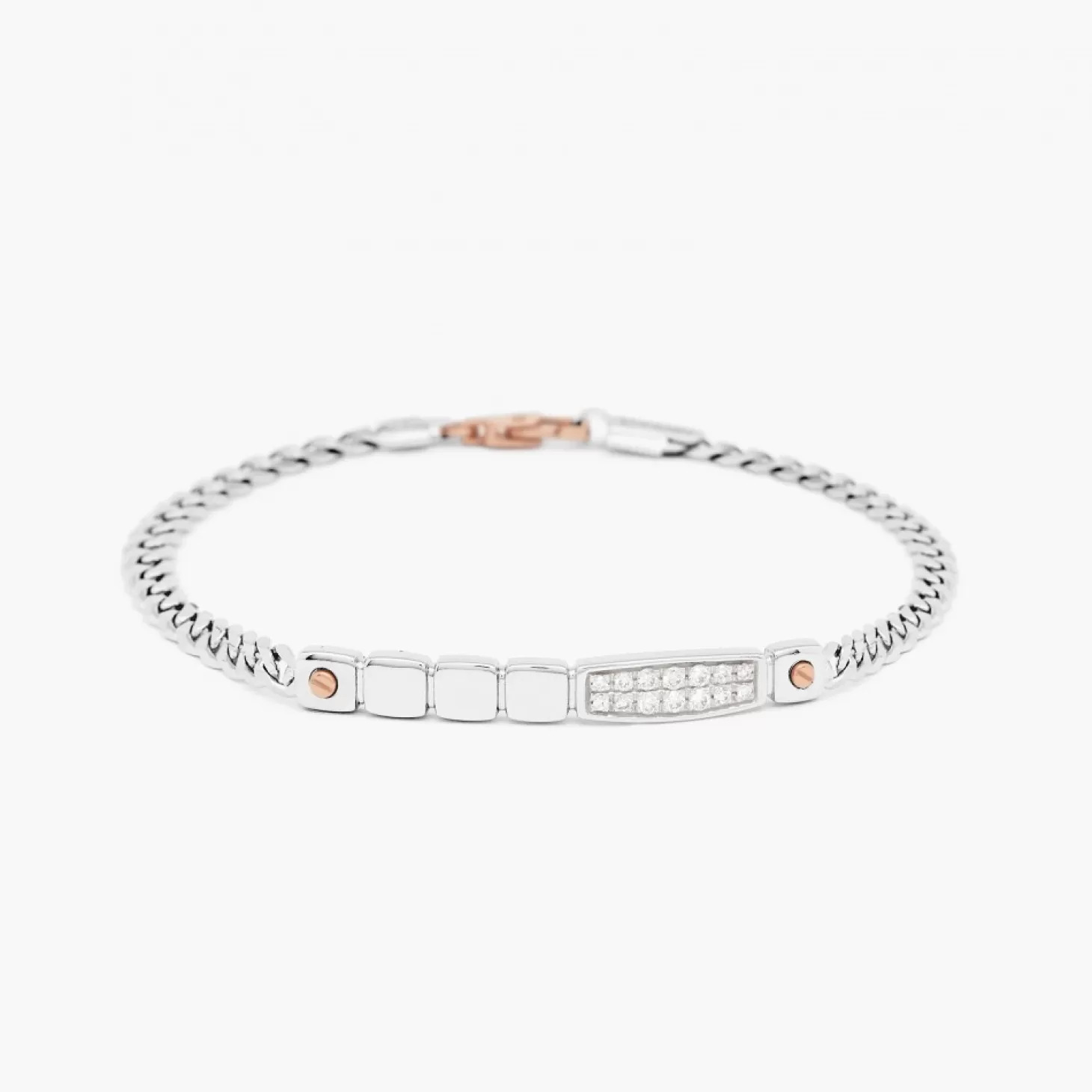Zancan Gioielli Braccialezancan In Oro Bianco Con Diamanti.> Bracciali