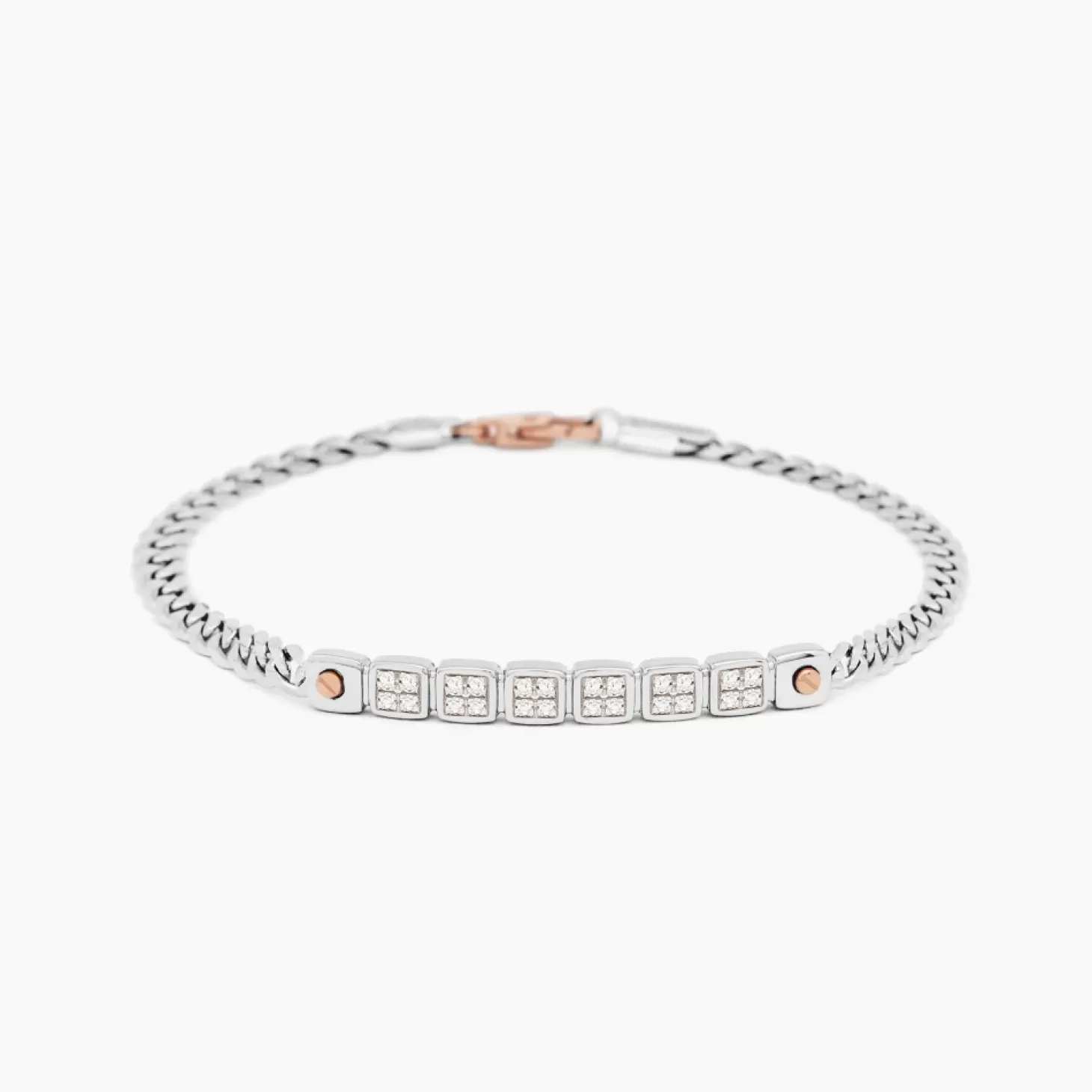 Zancan Gioielli Braccialezancan In Oro Bianco Con Diamanti.> Bracciali