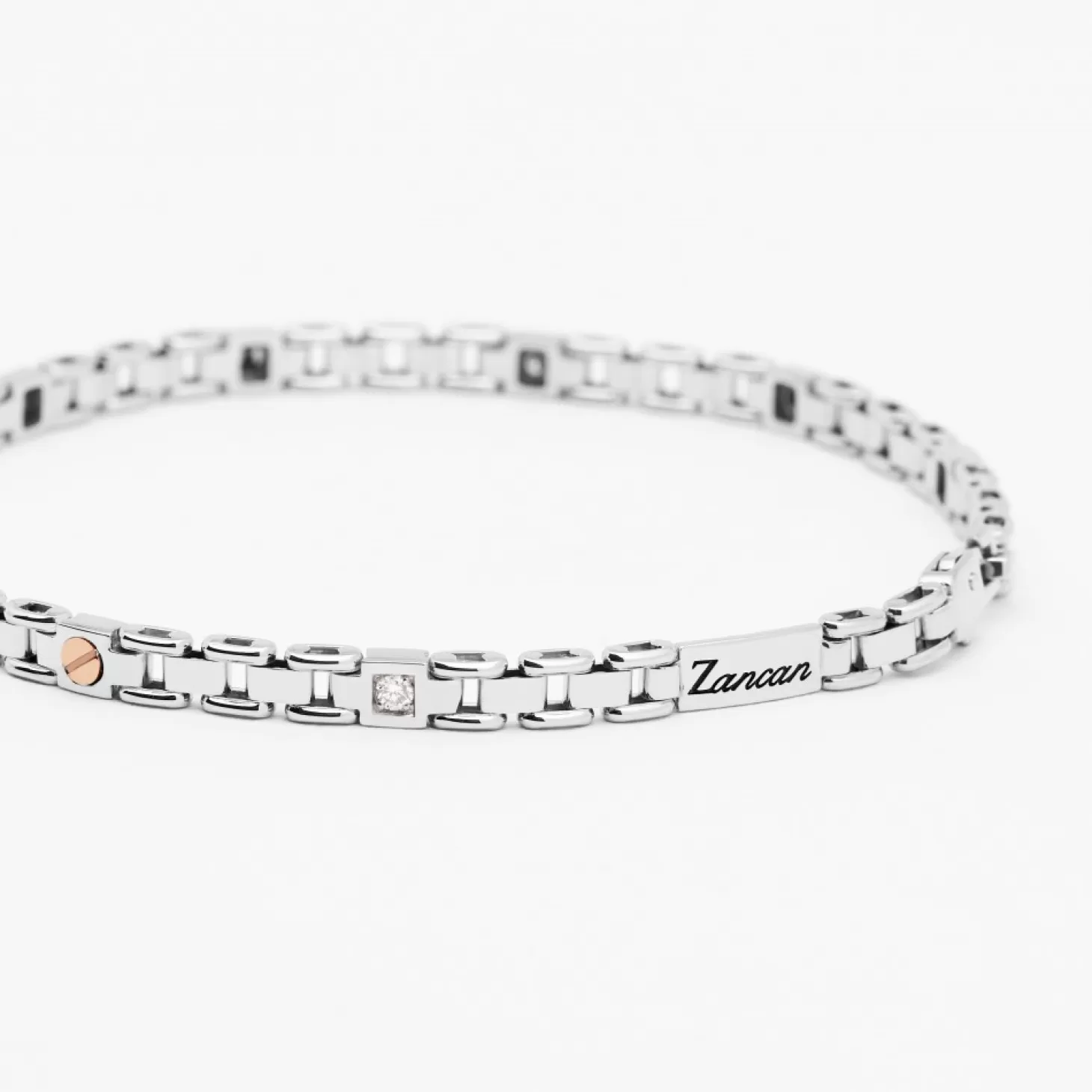 Zancan Gioielli Braccialezancan In Oro Bianco Con Diamanti.> Bracciali