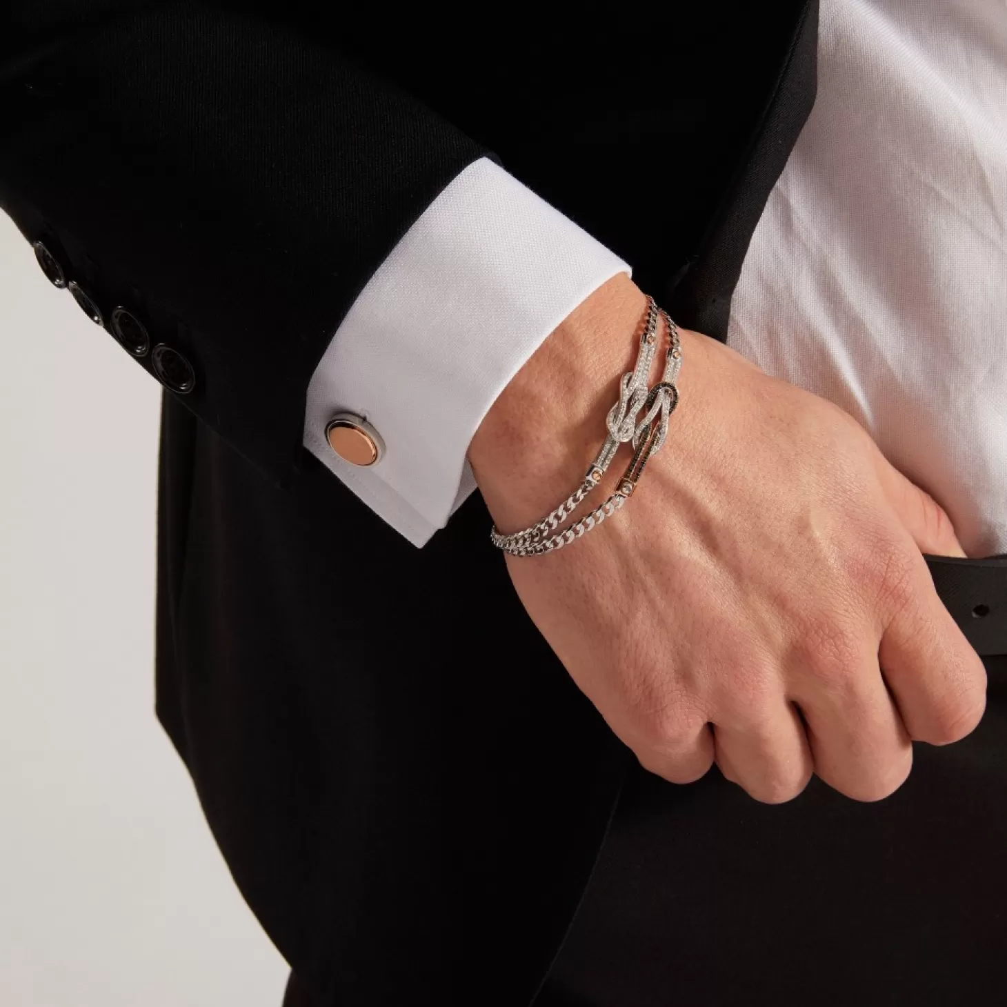Zancan Gioielli Braccialezancan In Oro Bianco Con Diamanti.> Bracciali