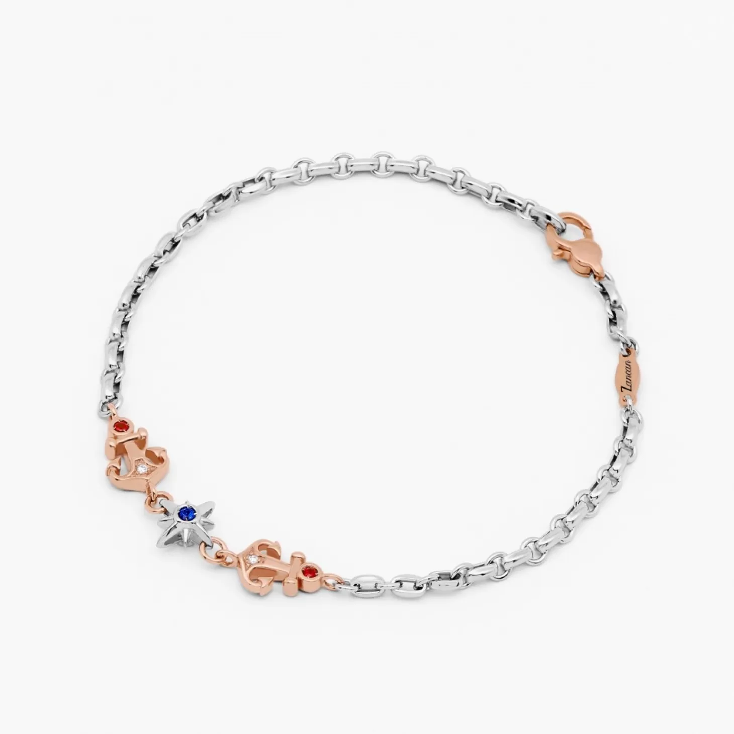 Zancan Gioielli Braccialezancan In Oro Bianco Con Diamanti E Pietre Preziose.> Bracciali