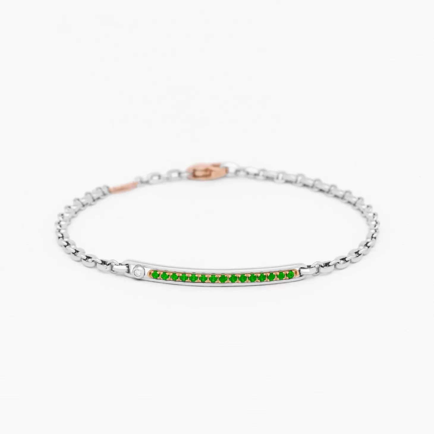 Zancan Gioielli Braccialezancan In Oro Bianco Con Pietre Preziose.> Bracciali