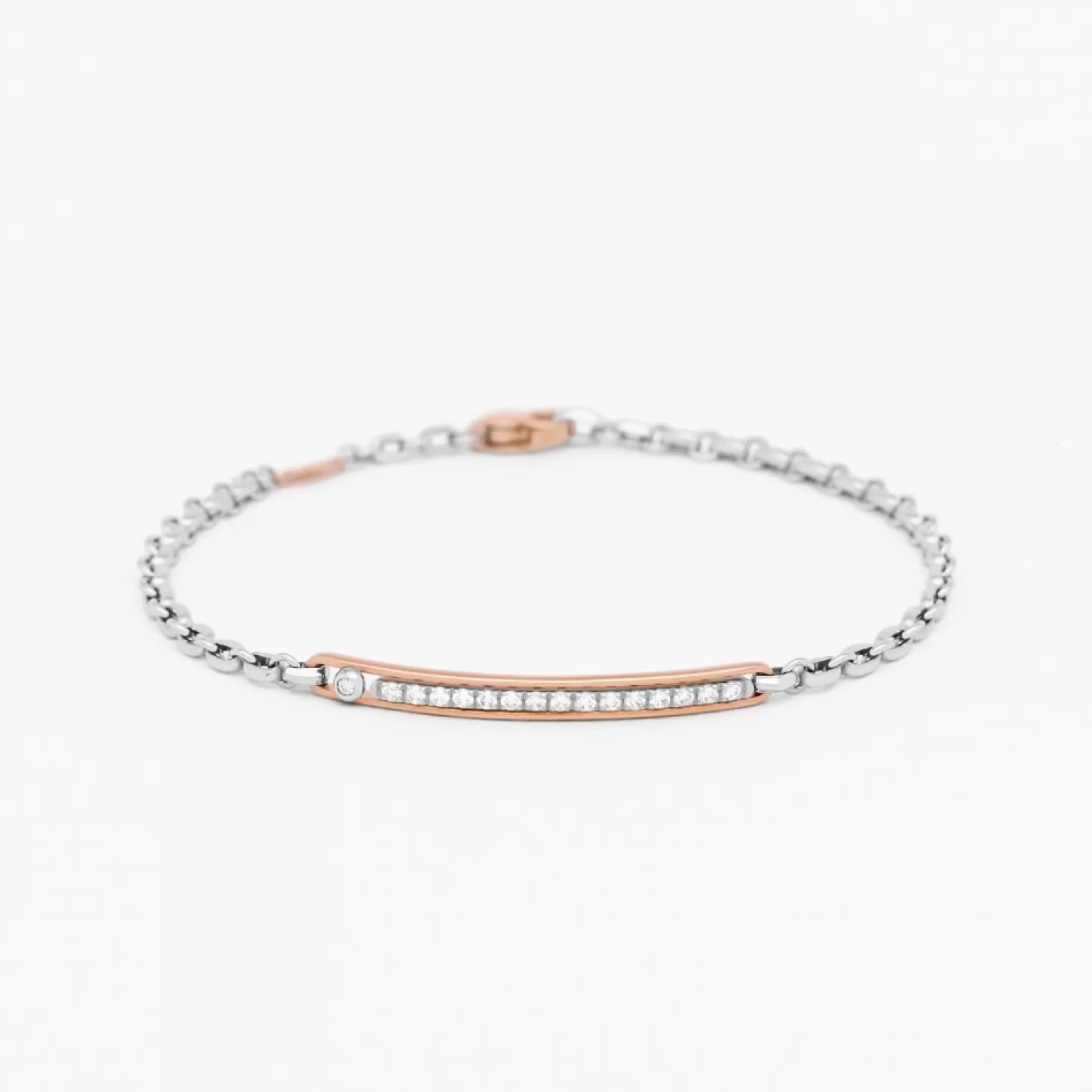 Zancan Gioielli Braccialezancan In Oro Bianco Con Pietre Preziose.> Bracciali