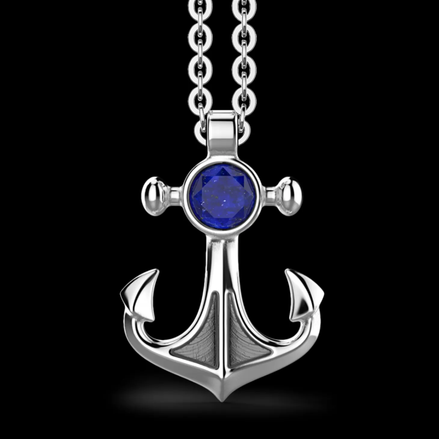 Zancan Gioielli Collana Con Pendente Ad Ancora Con Lapis Naturale> Collane