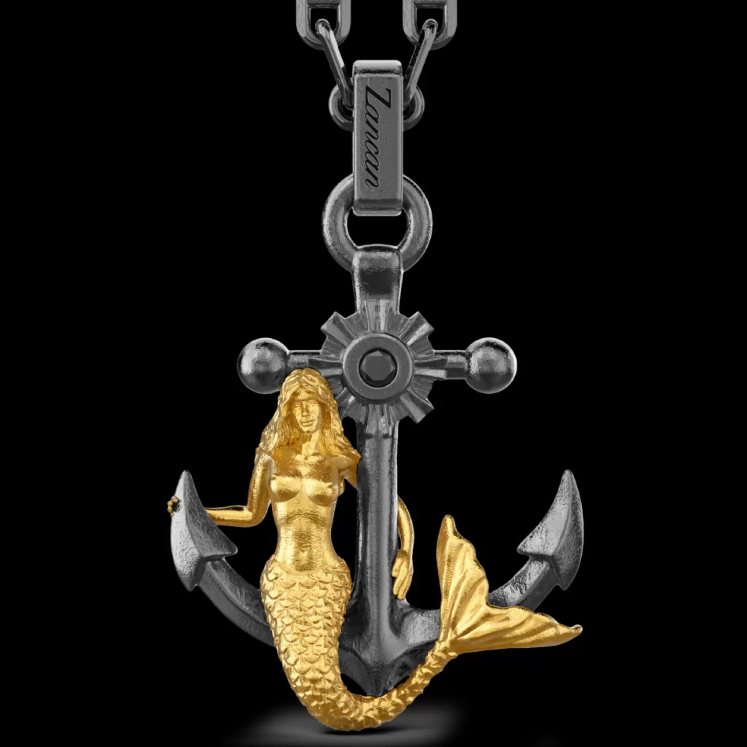 Zancan Gioielli Collana In Argento Con Pendente Ad Ancora E Sirena.> Collane