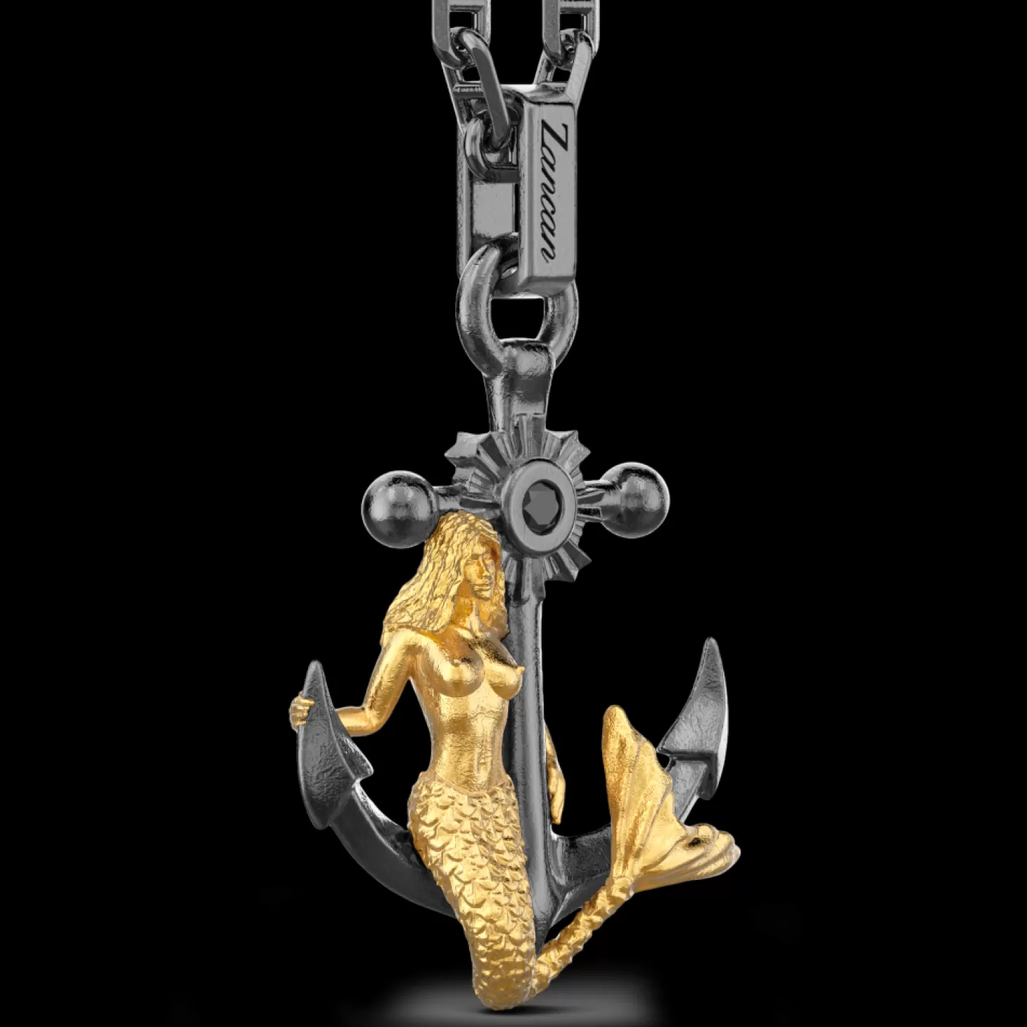 Zancan Gioielli Collana In Argento Con Pendente Ad Ancora E Sirena.> Collane