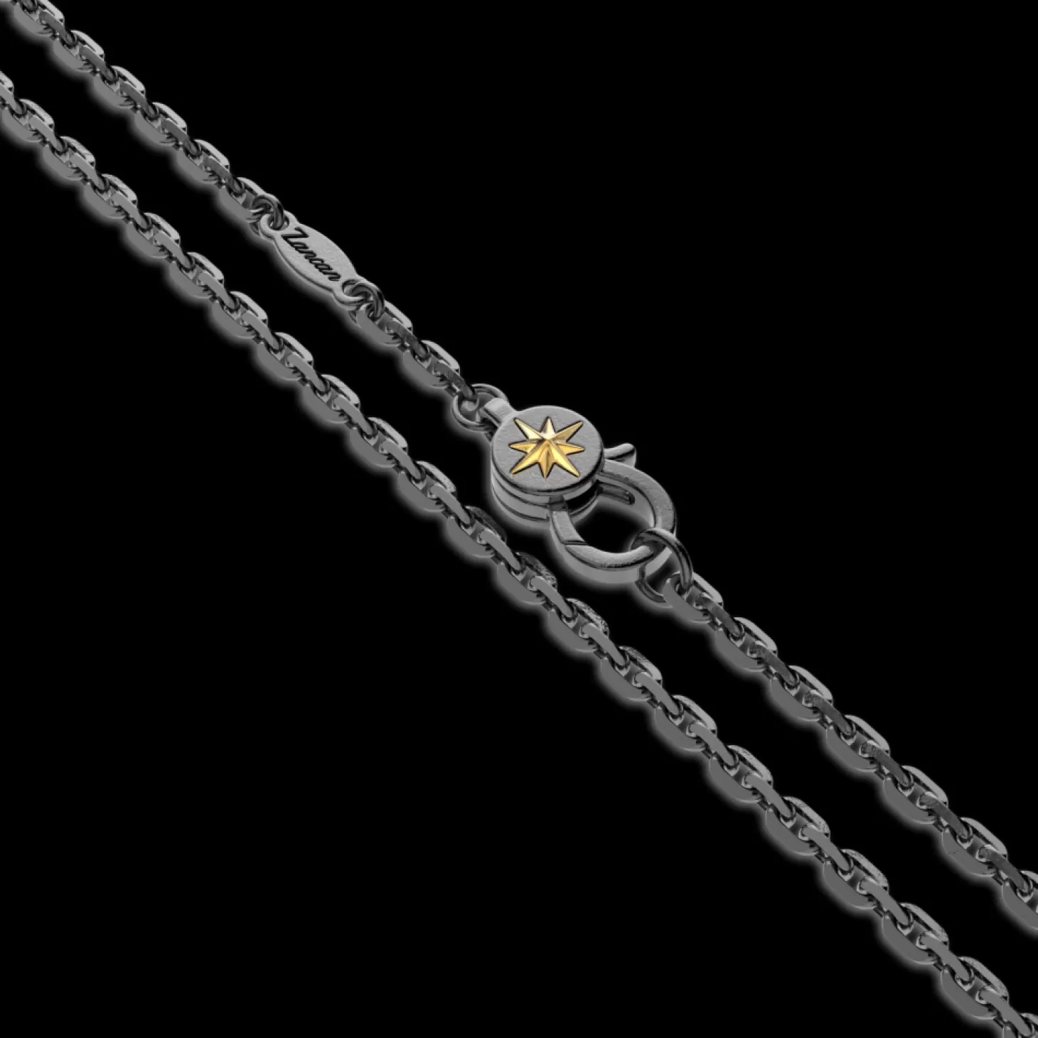 Zancan Gioielli Collana Zancan In Argento Brunito Con Ancora.> Collane