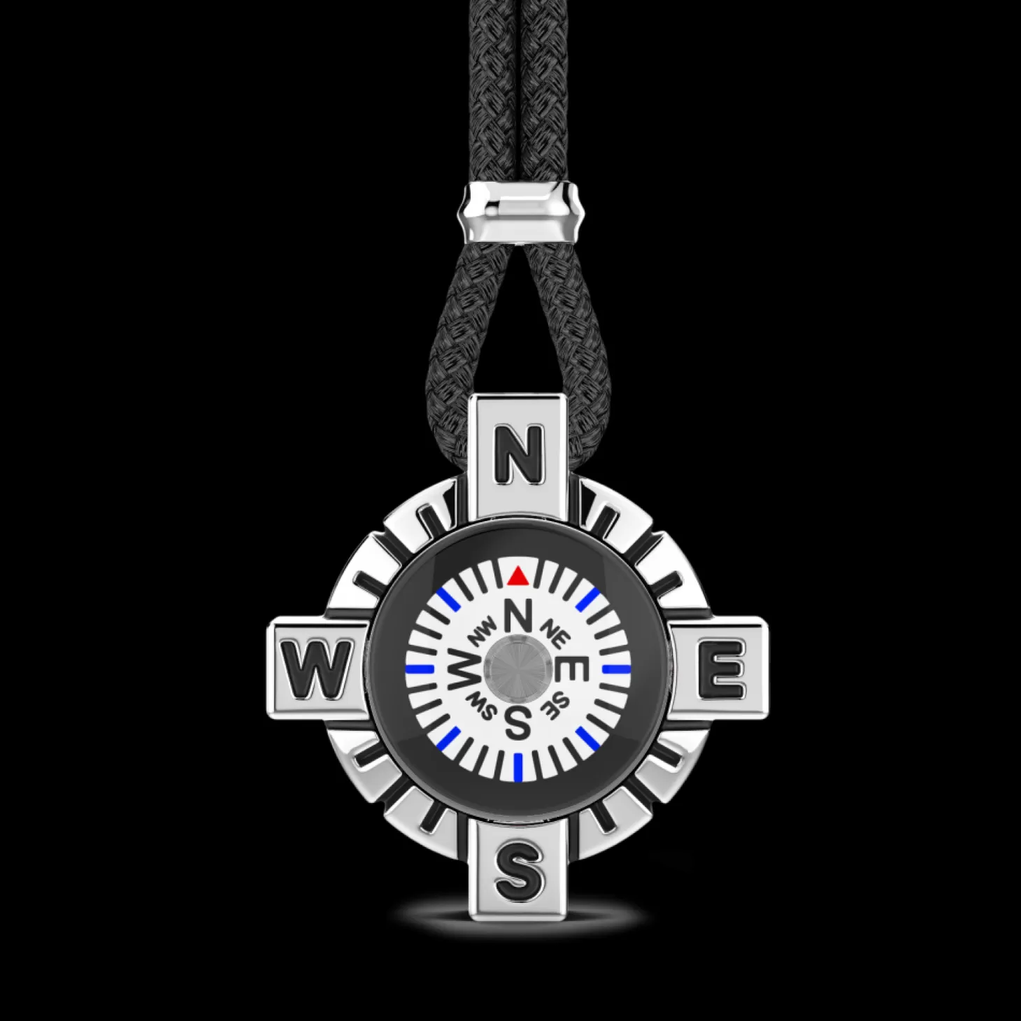 Zancan Gioielli Collana Zancan In Argento Con Bussola Bianca.> Collane