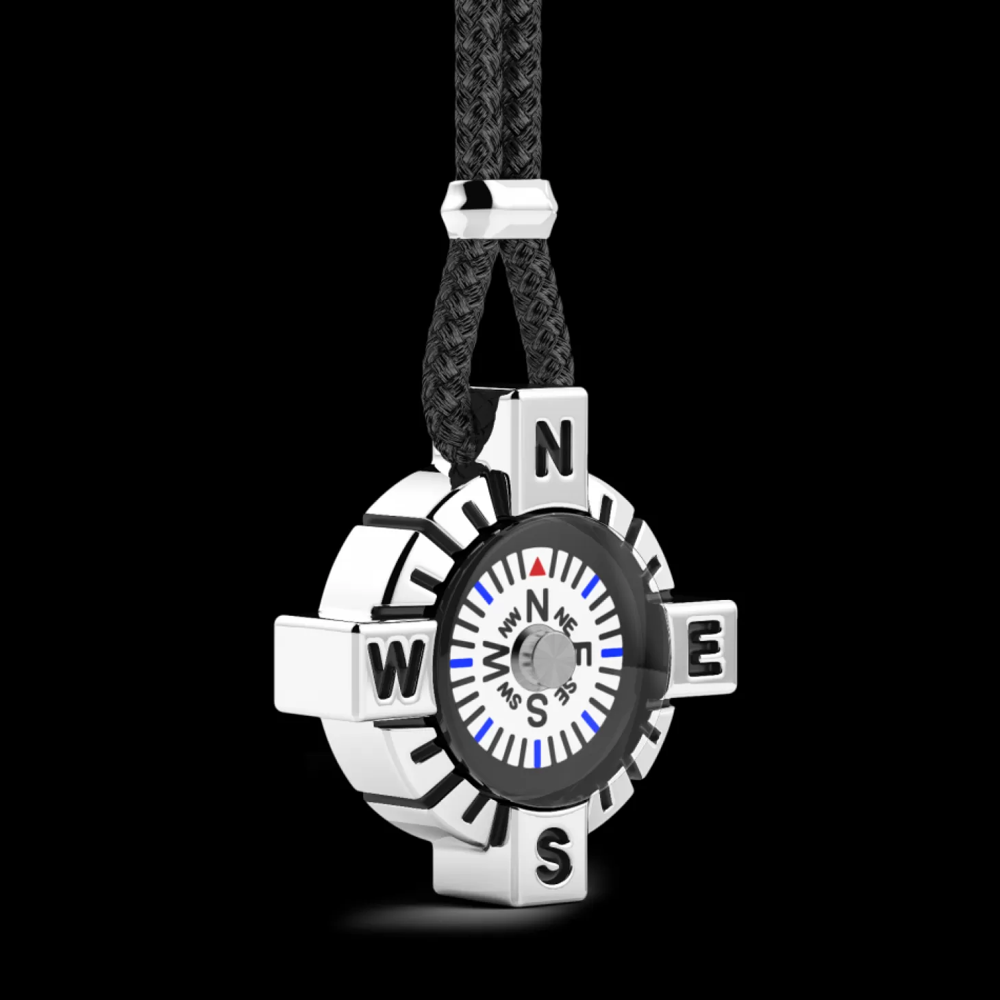 Zancan Gioielli Collana Zancan In Argento Con Bussola Bianca.> Collane