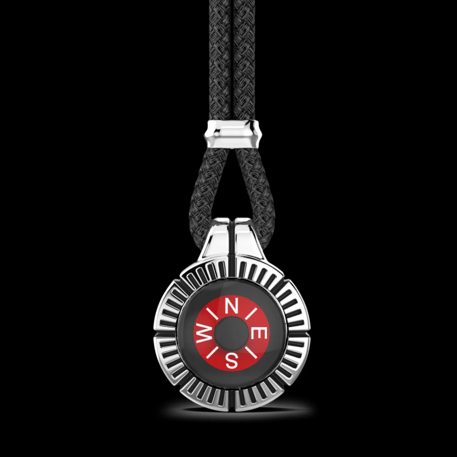 Zancan Gioielli Collana Zancan In Argento Con Bussola Rossa.> Collane