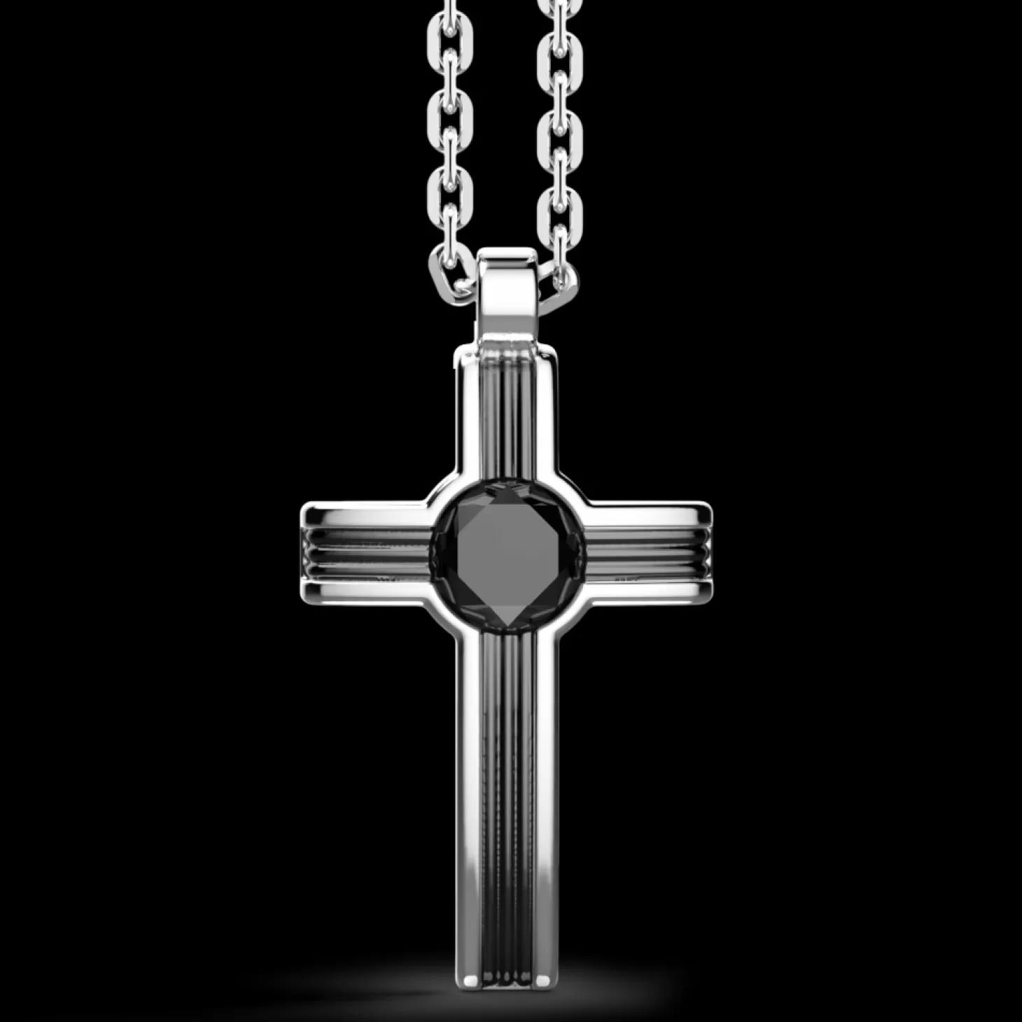 Zancan Gioielli Collana Zancan In Argento Con Pendente A Croce E Pietra Onice.> Collane