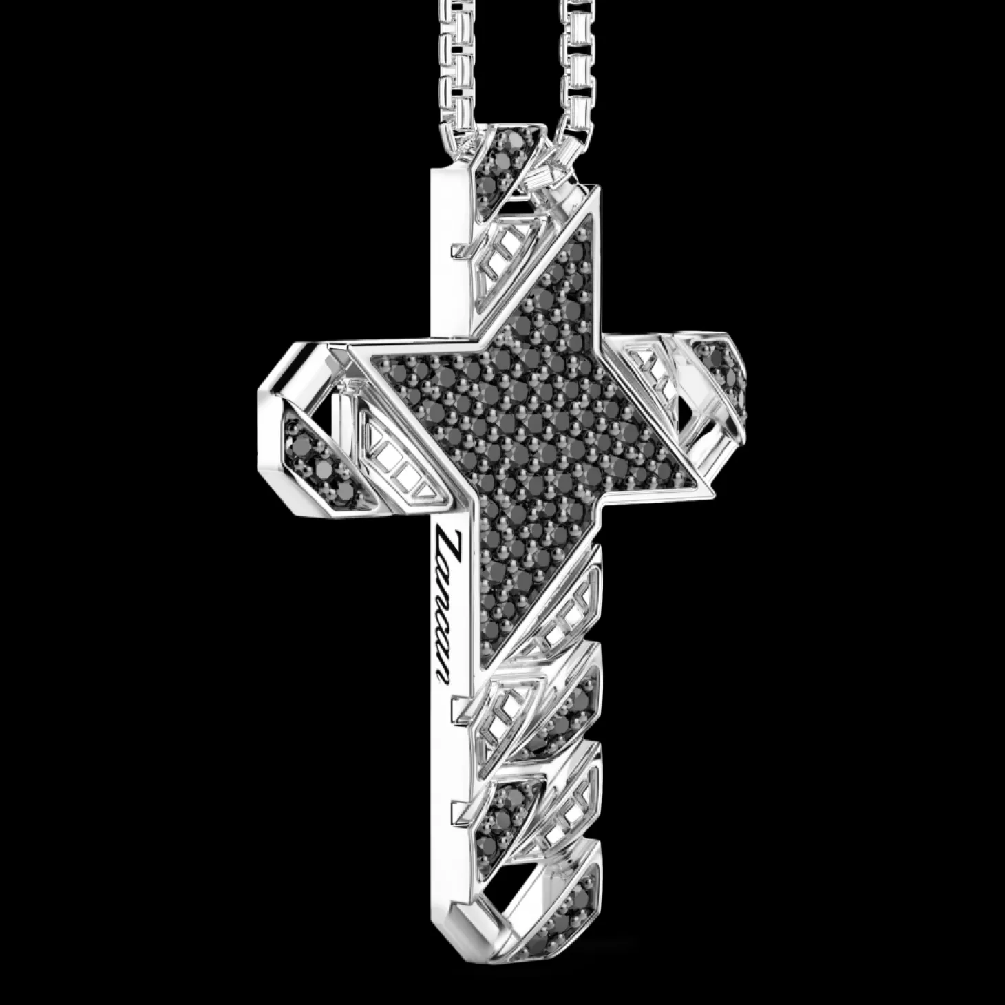 Zancan Gioielli Collana Zancan In Argento Con Pendente A Croce E Pietre.> Collane