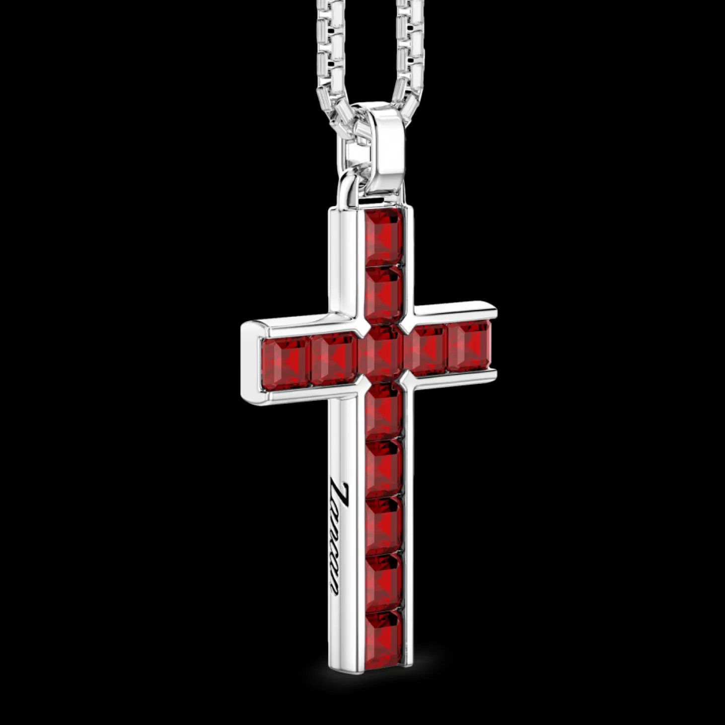 Zancan Gioielli Collana Zancan In Argento Con Pendente A Croce E Pietre Naturali.> Collane