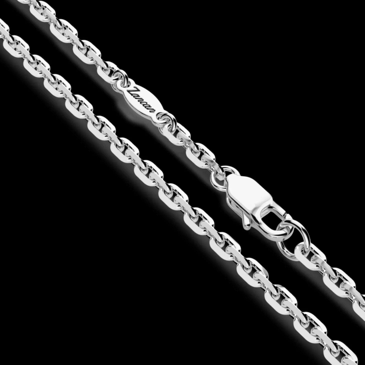 Zancan Gioielli Collana Zancan In Argento Con Pendente A Croce E Pietre Nere.> Collane