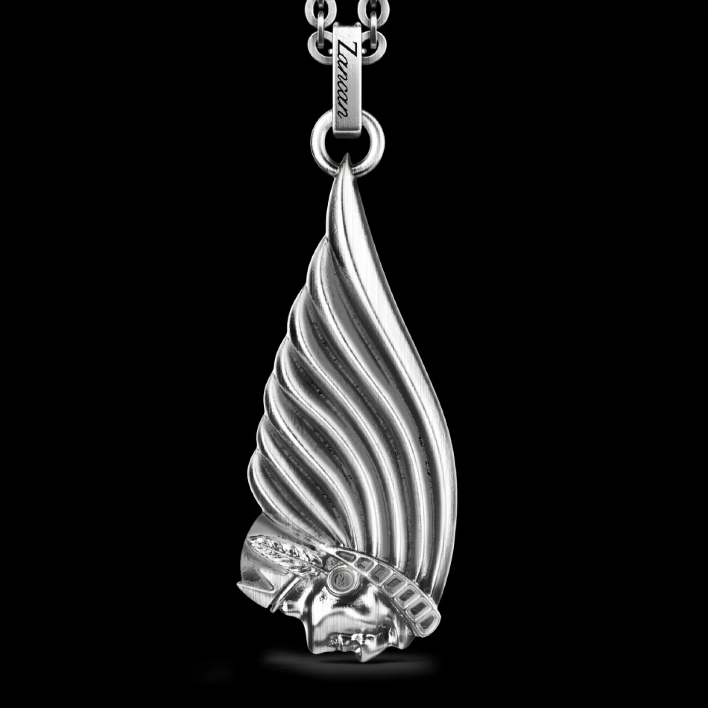 Zancan Gioielli Collana Zancan In Argento Con Pendente A Nativo Americano.> Collane