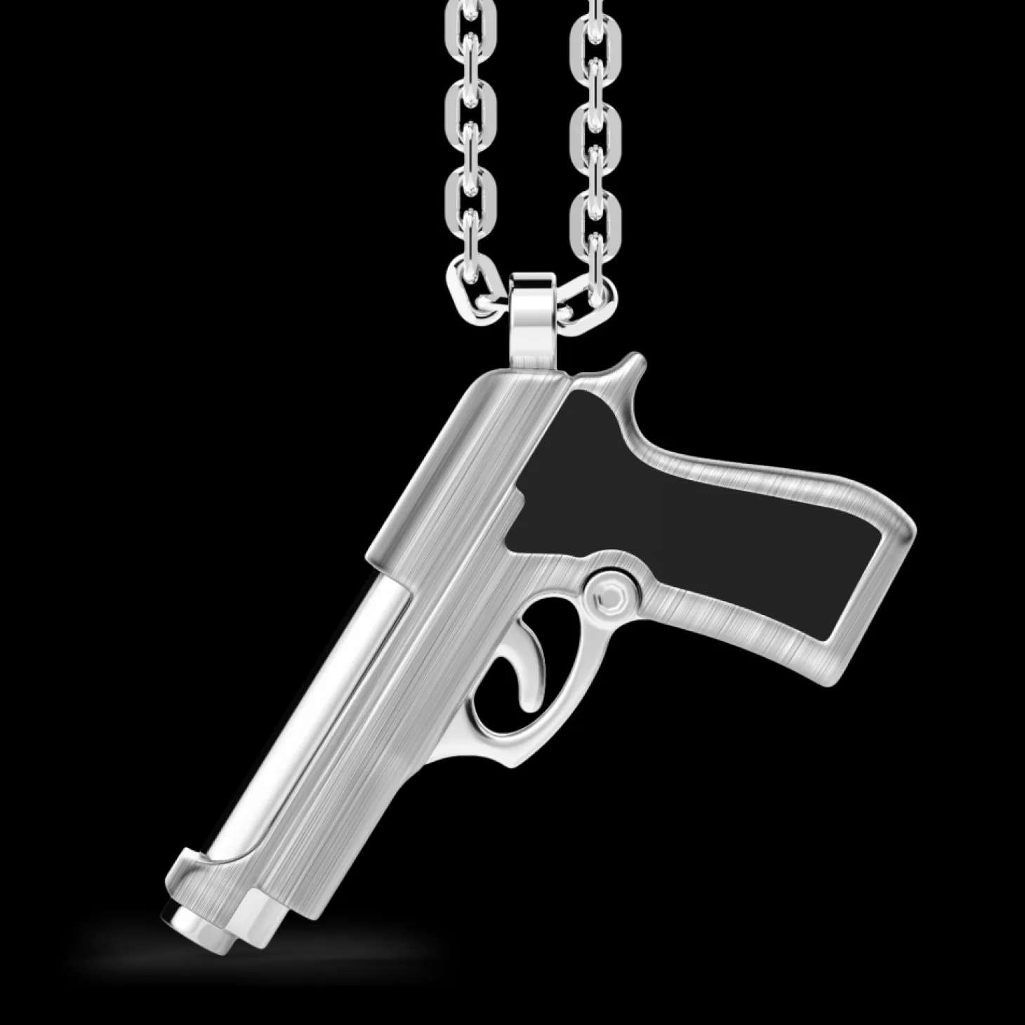 Zancan Gioielli Collana Zancan In Argento Con Pendente A Pistola.> Collane