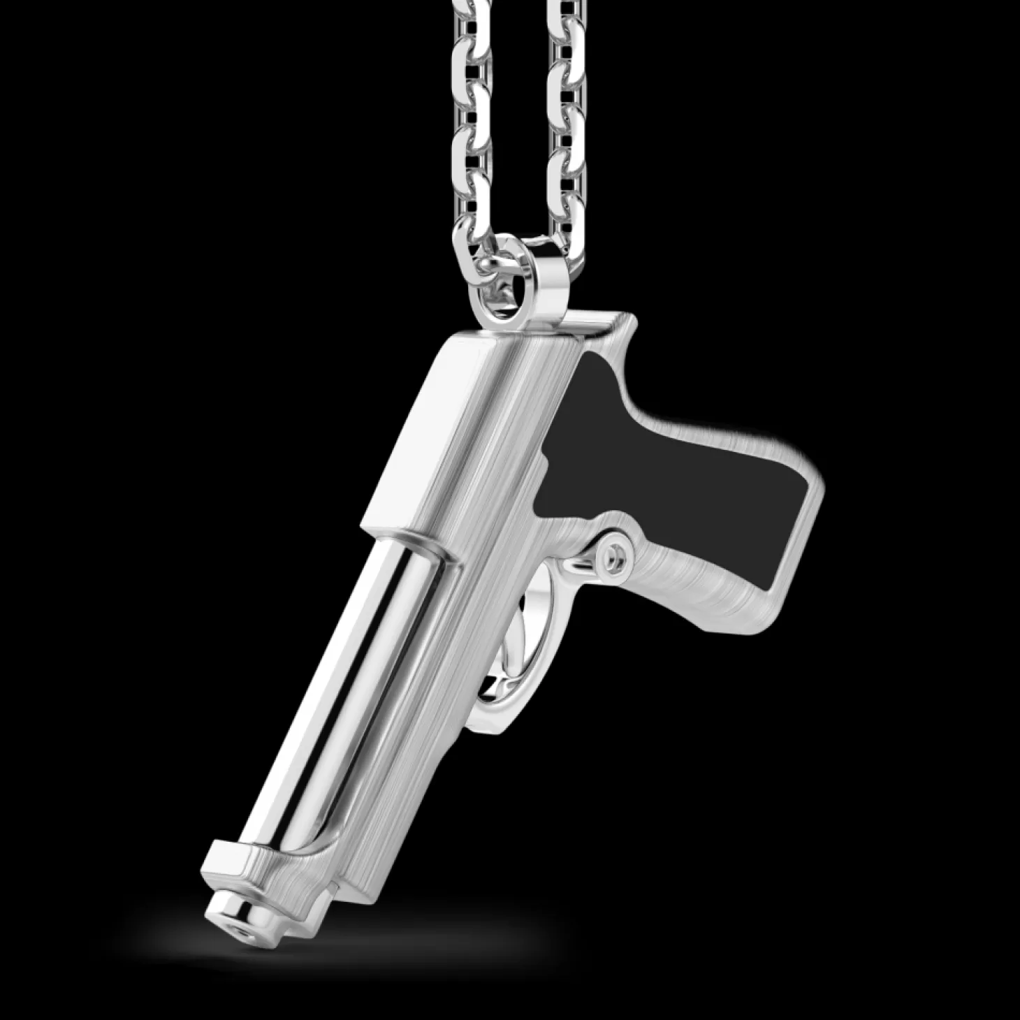 Zancan Gioielli Collana Zancan In Argento Con Pendente A Pistola.> Collane